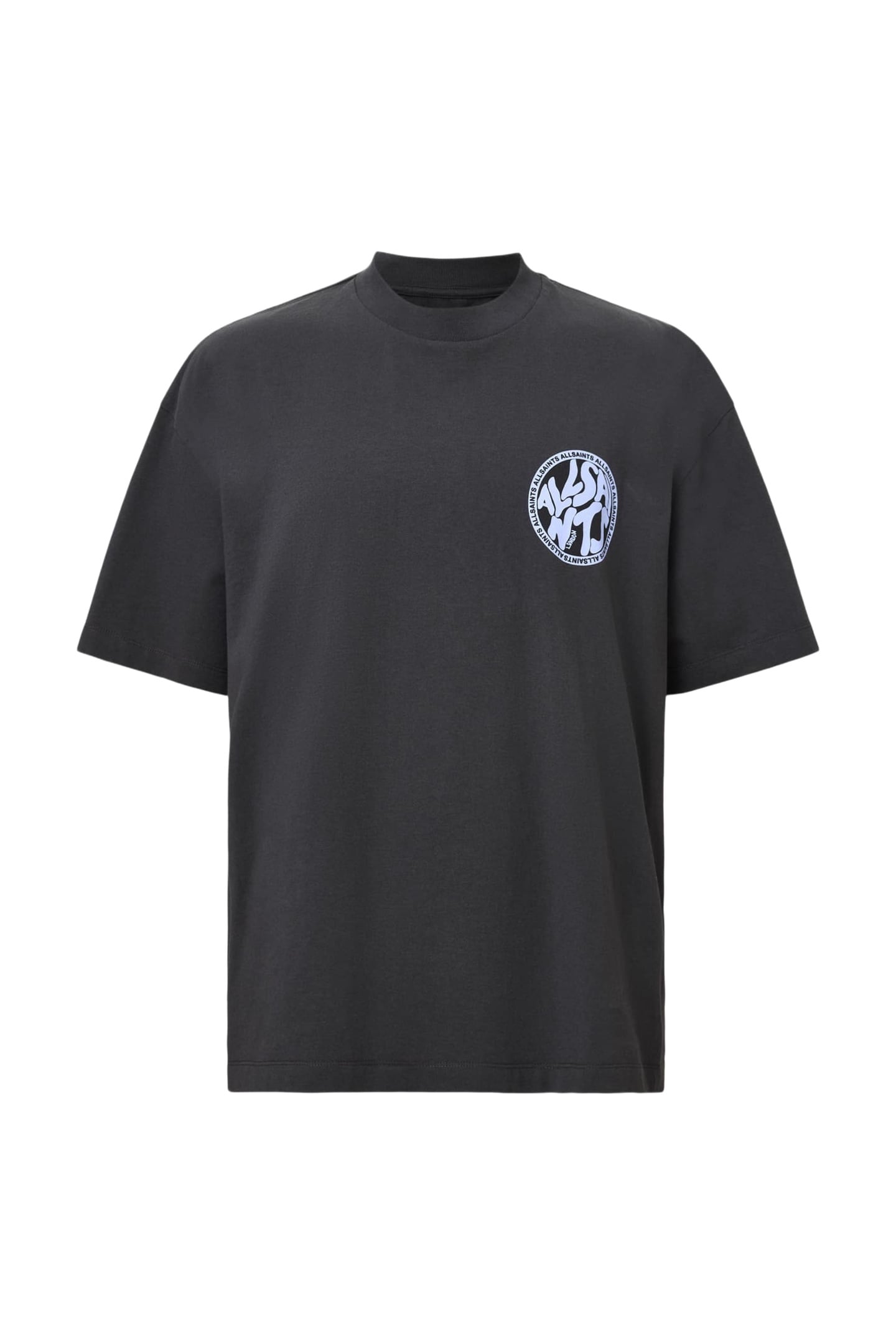 DISTORTION SS CREW WASHED BLACK/BLUE 4