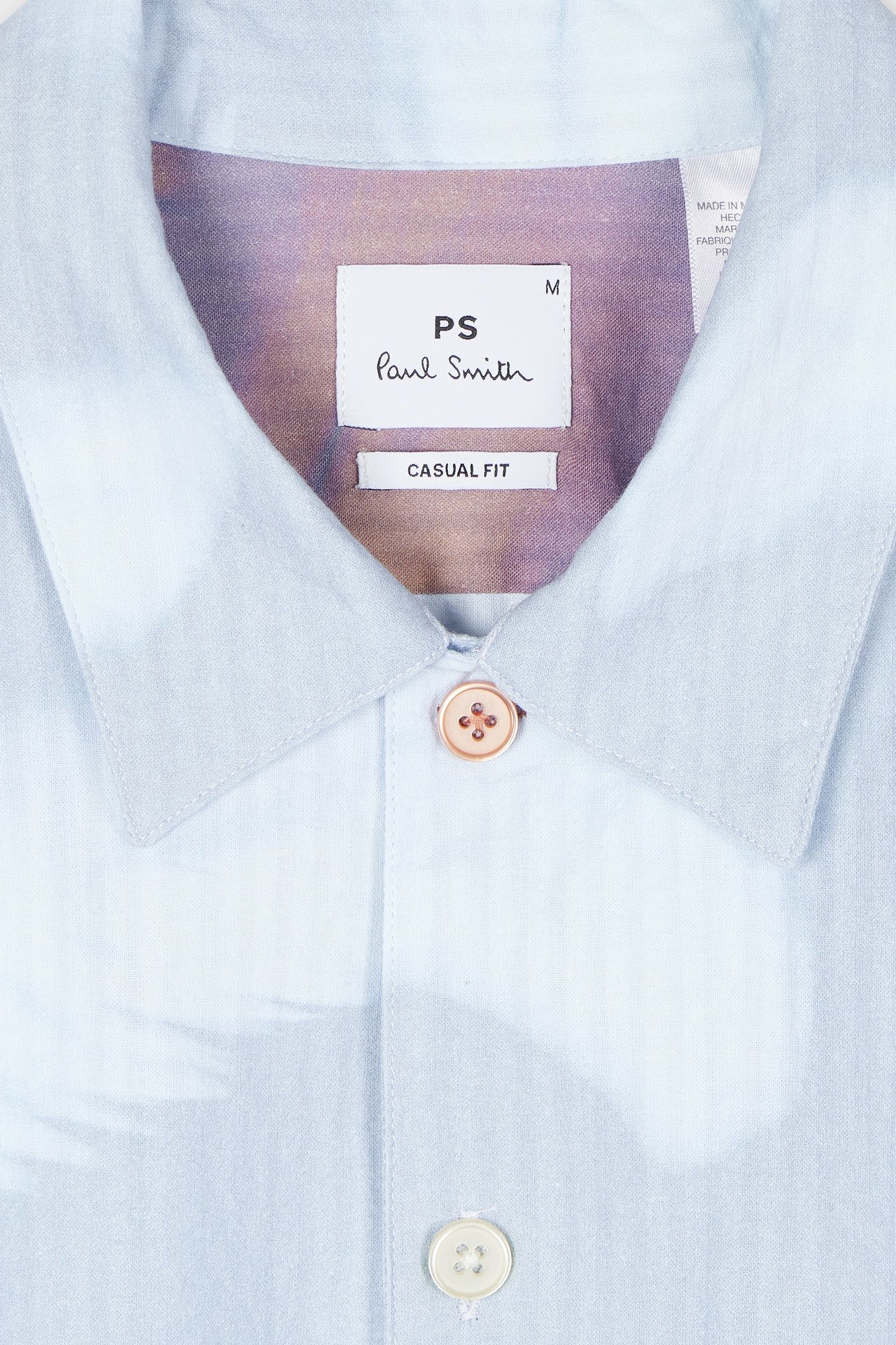 MENS SS CASUAL FIT SHIRT LIGHT BLUE 5