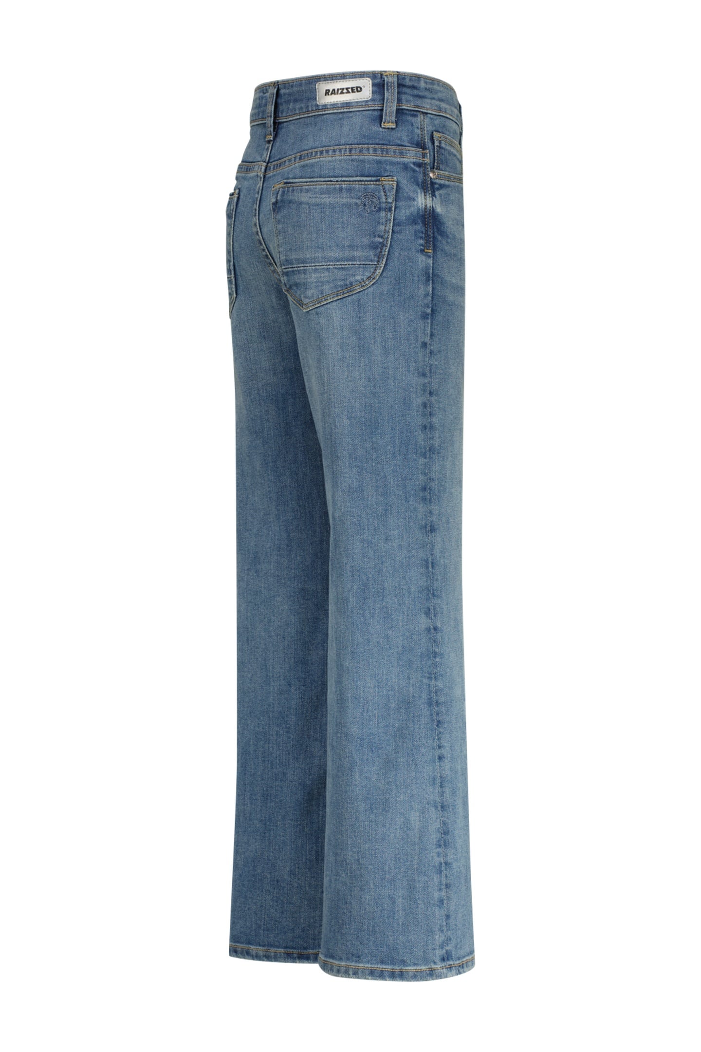 GIRLS CHEYENNE JEANS MID BLUE STONE 2