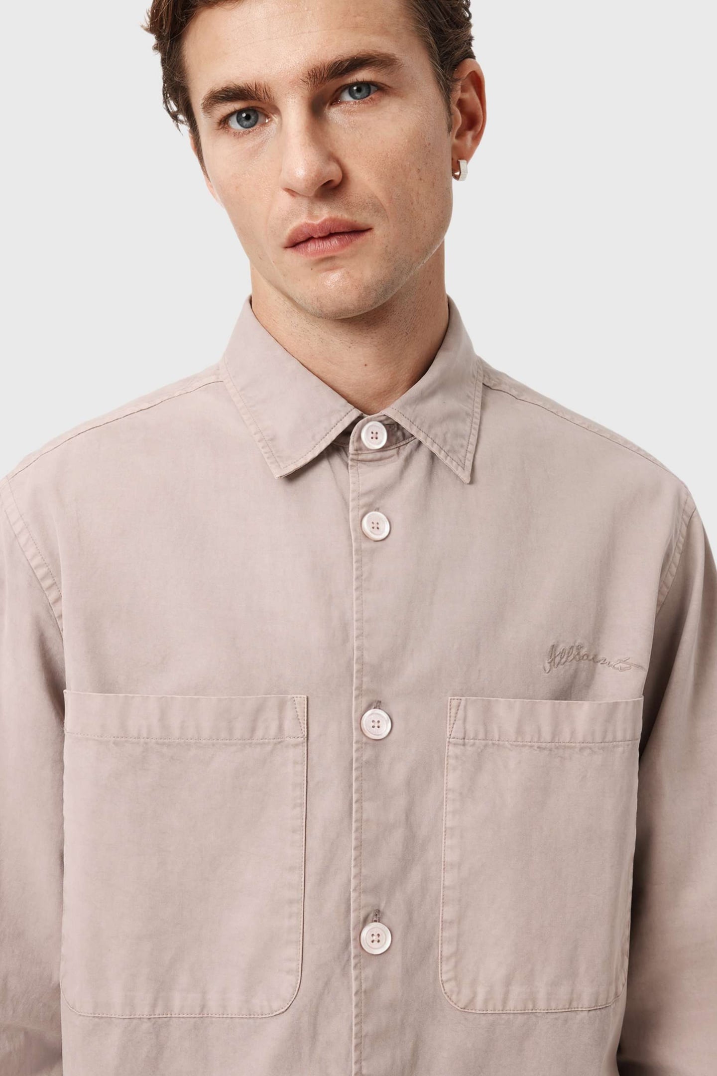 ROHDI LS OVERSHIRT DUSK WHITE 8