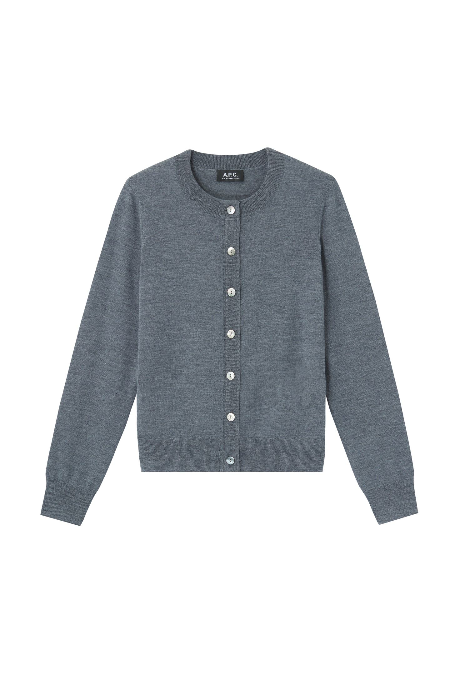 CARDIGAN MARINE HEATHERED CHARCOAL 2