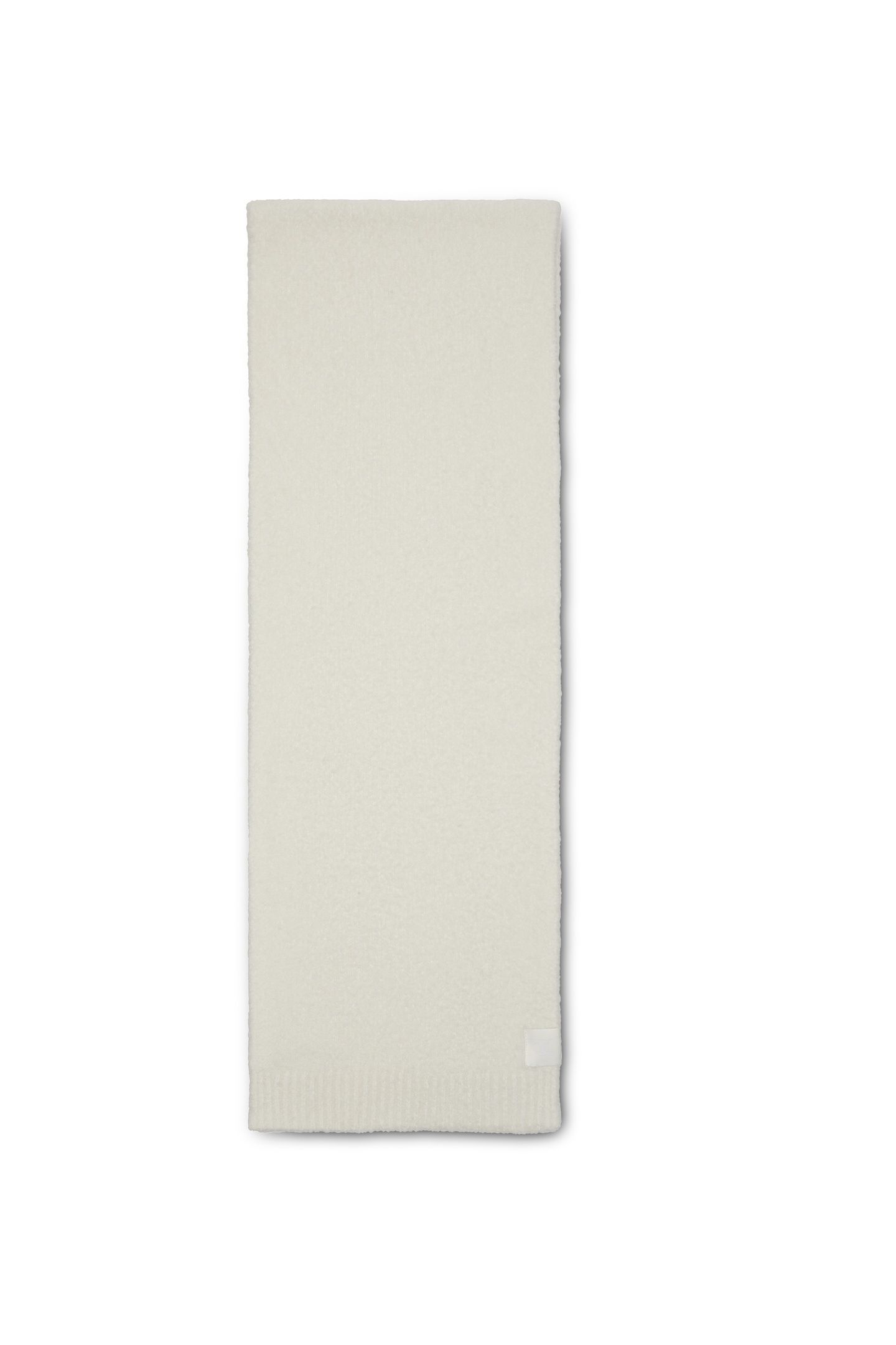 CK PATCH BOUCLE SCARF LILY WHITE 1