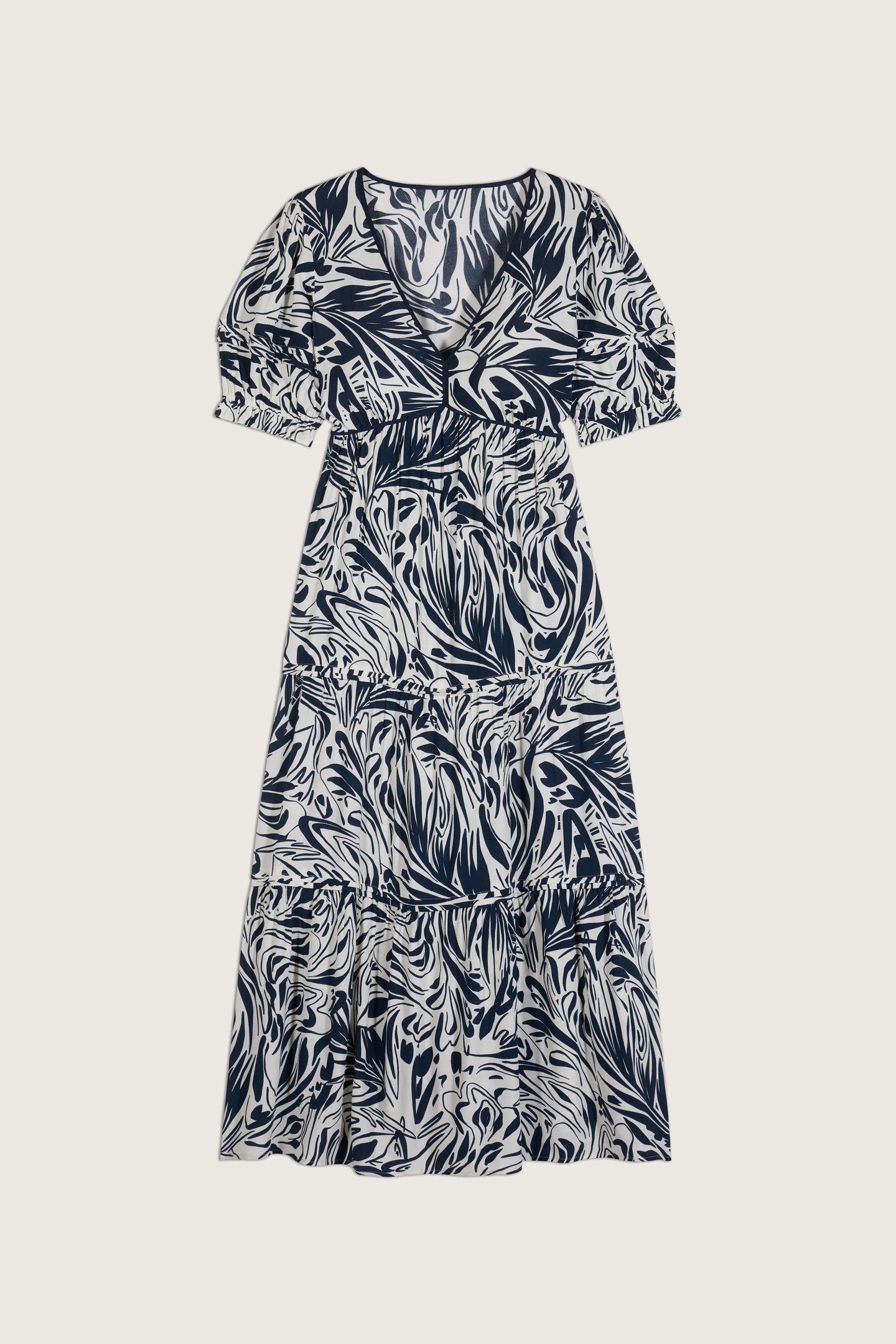 MID-LENGTH DRESS ECRU 8