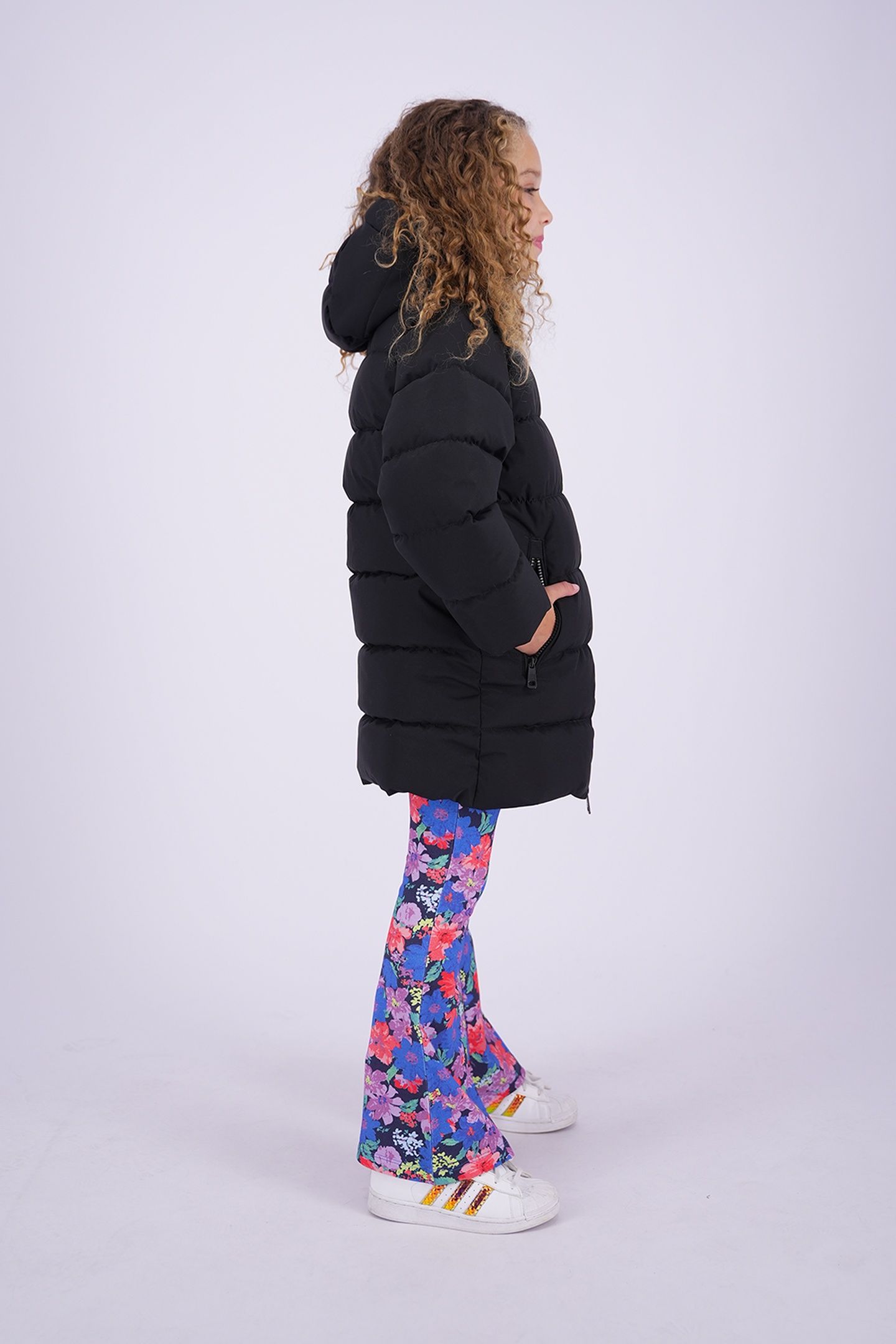 GIRLS TUNIA JACKET OUTDOOR DEEP BLACK 5