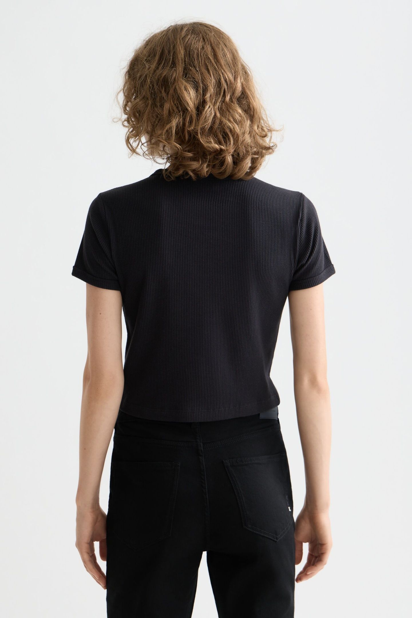 BABY RIB T-SHIRT BLACK 3