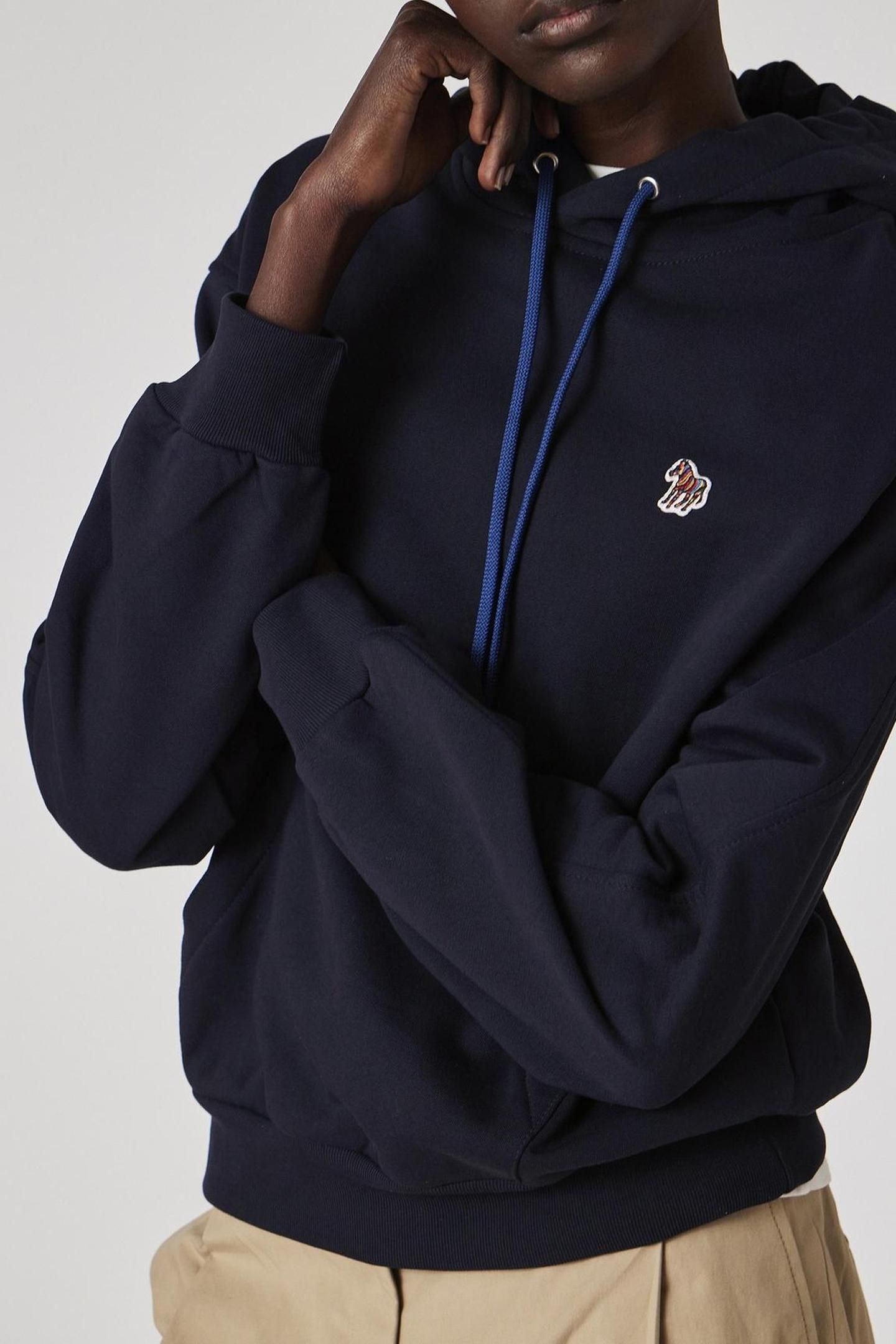 WOMENS ZEBRA HOODY VERY DARK NAVY 6