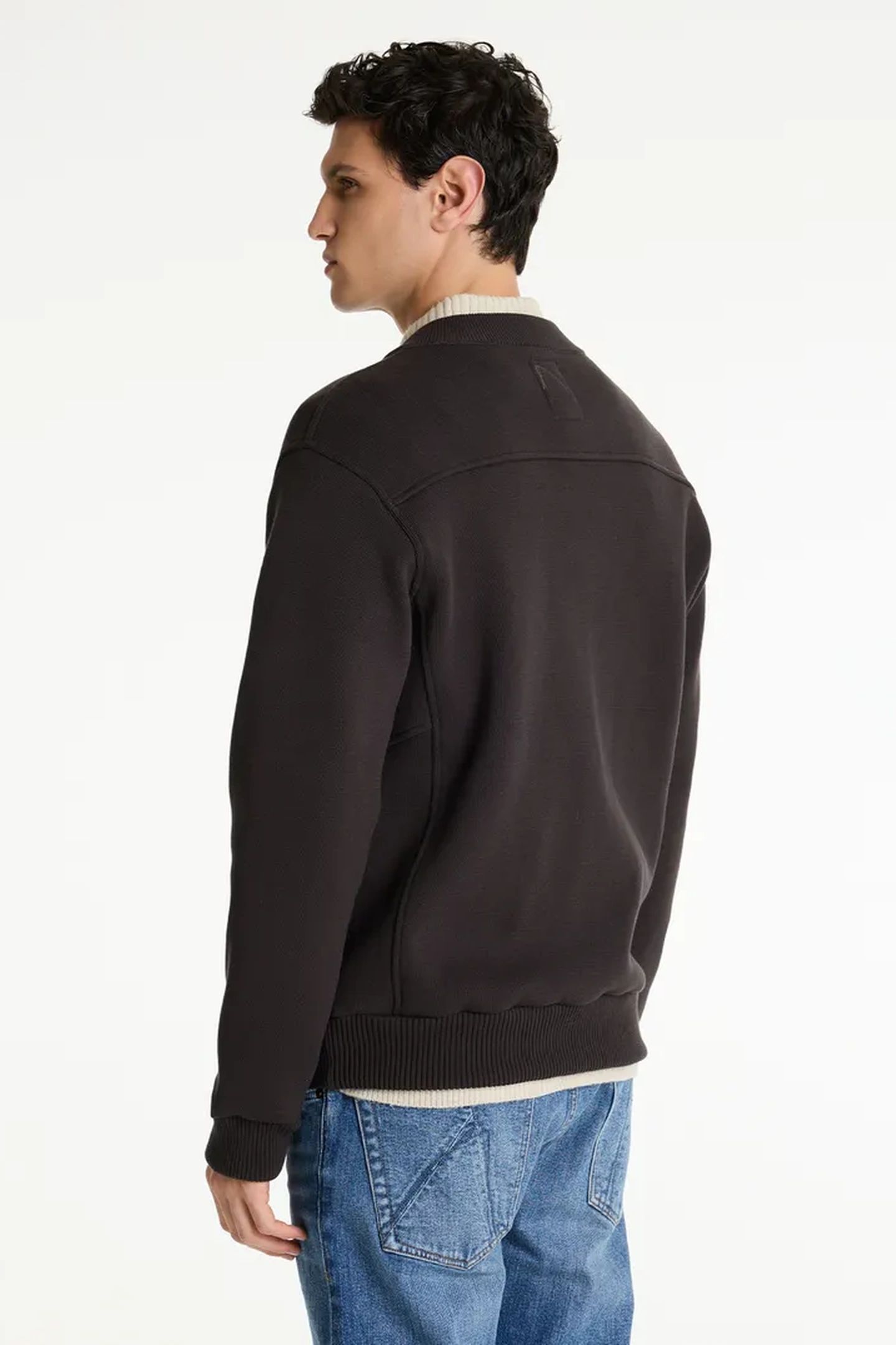 CARDIGAN KNIT NASH BOMBER ESPRESSO 2