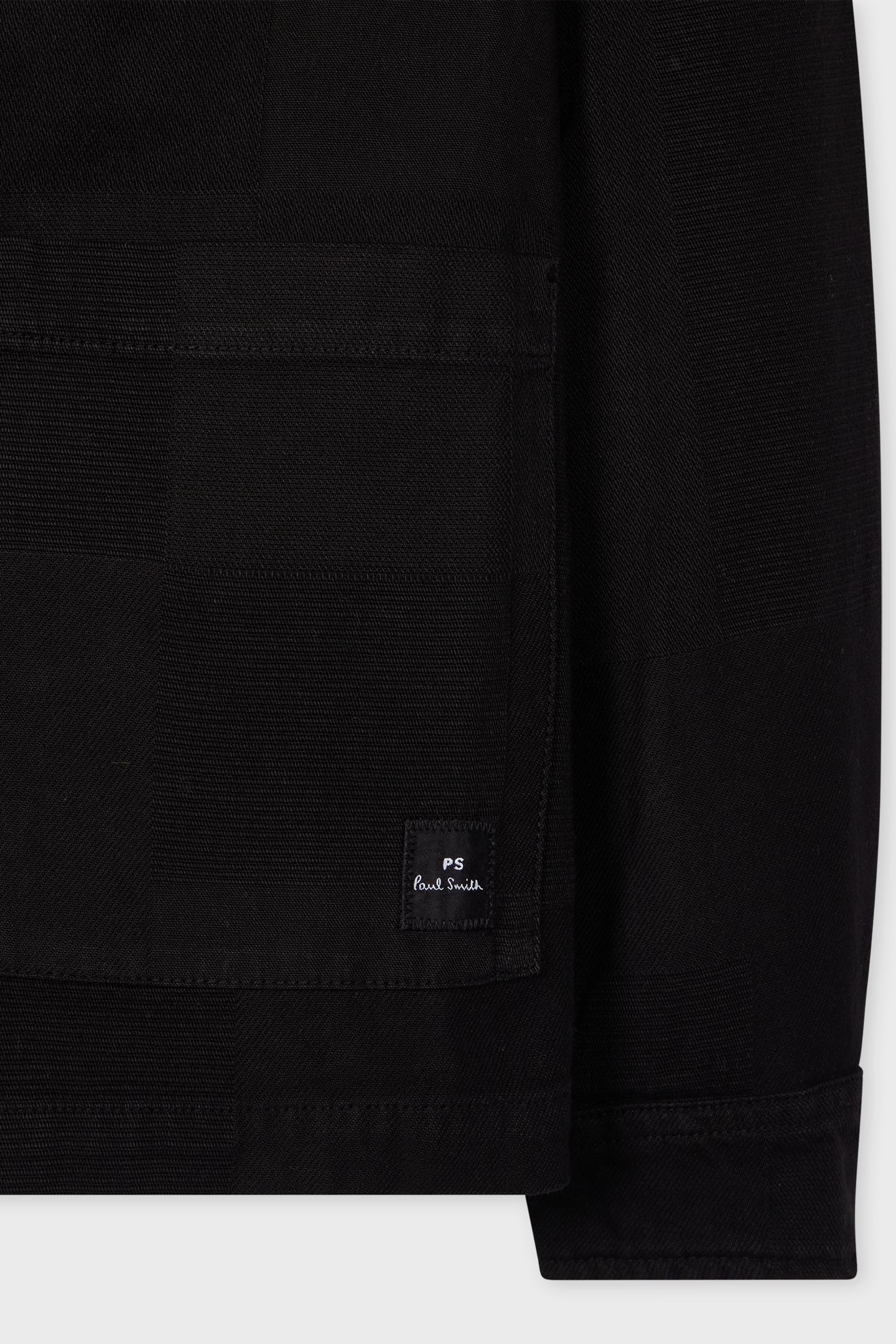 MENS CASUAL FIT SHIRT JACKET BLACK 3