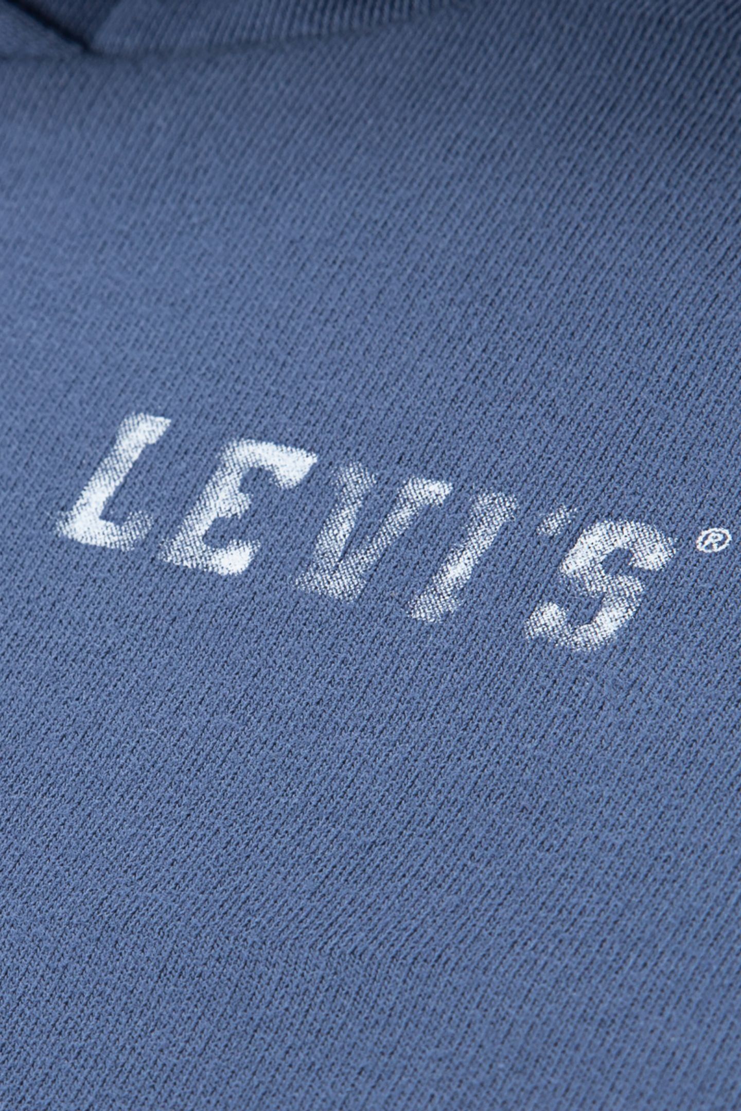 GIRLS LEVIS COLLEGIATE HOODIE VINTAGE INDIGO 4