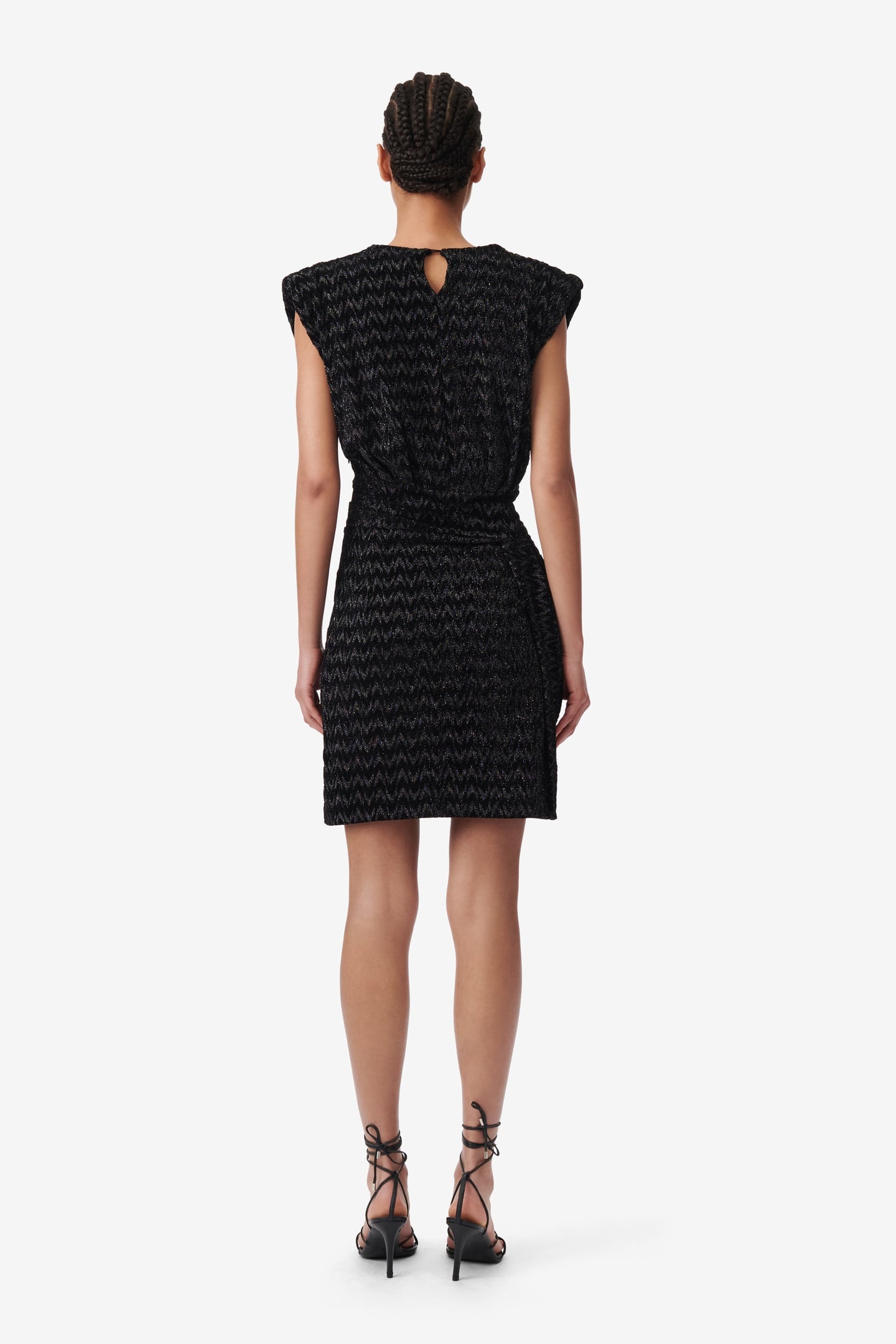 LUKANI DRESS BLACK LUREX 2