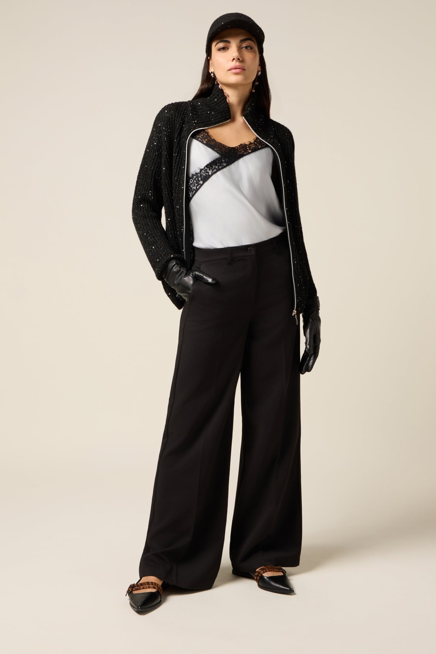 WIDE LEG PANTS BLACK 1