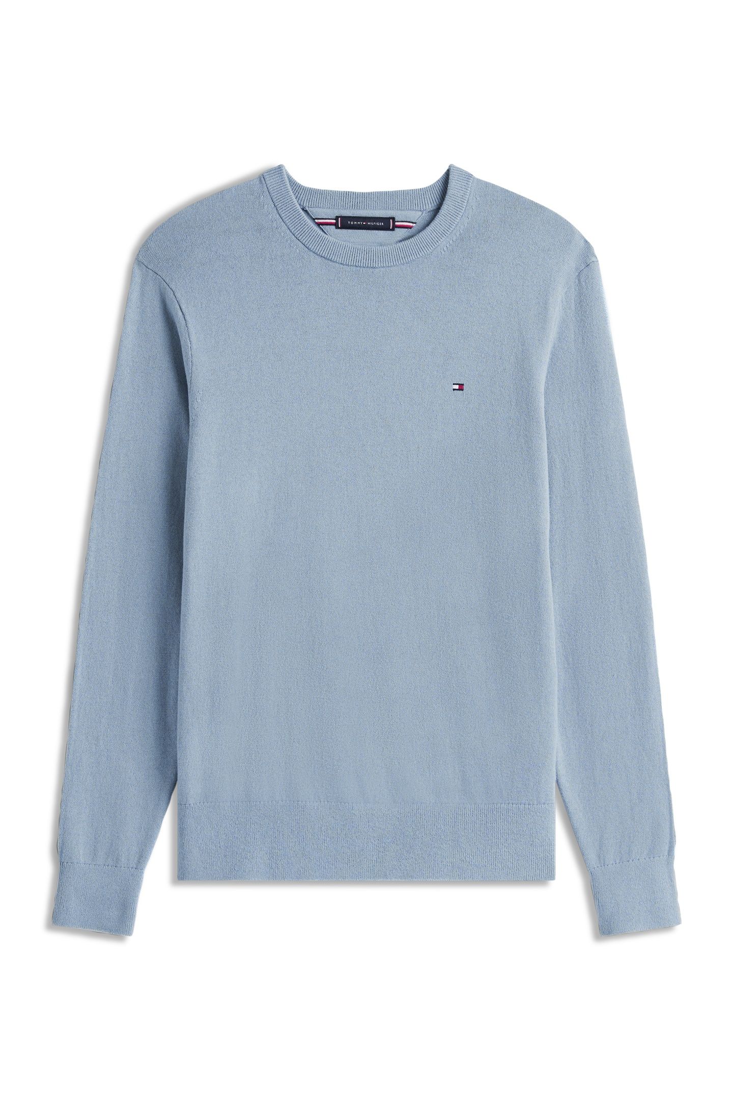 PIMA COTTON CASHMERE SWEATER BRISK BLUE 4