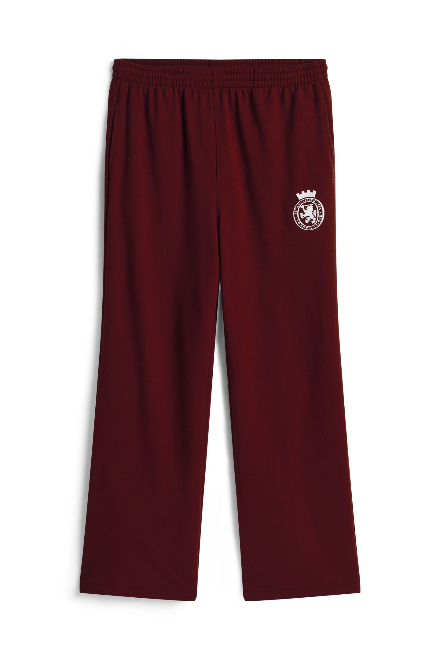 WIDE LEG PANTS DEEP BURGUNDY 4