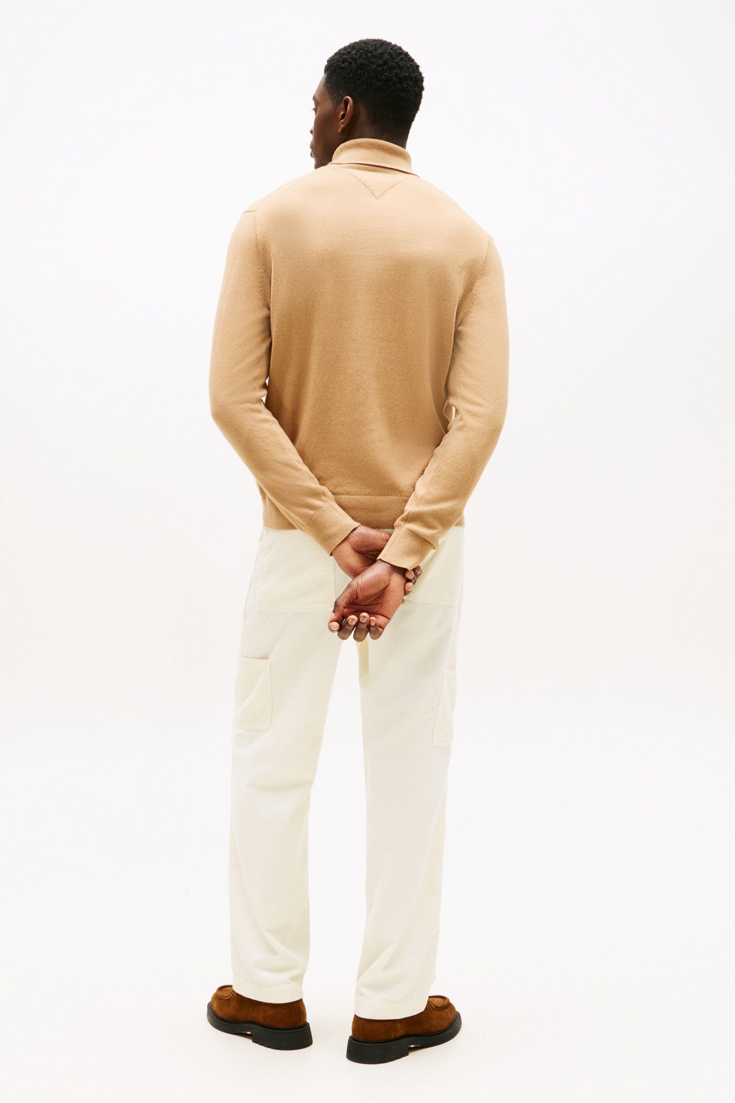 PIMA COTTON CASHMERE SWEATER TIMELESS CAMEL 2