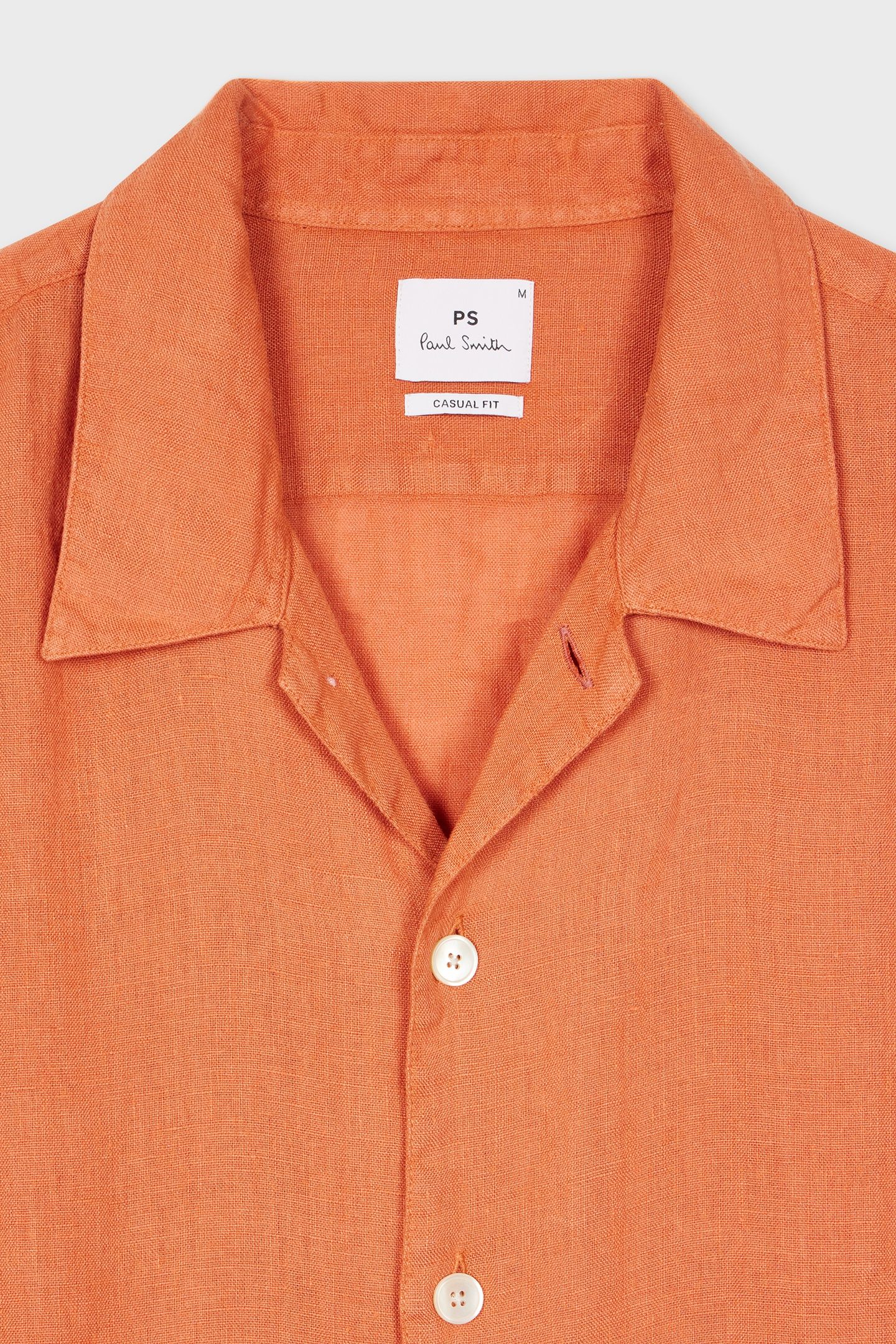 MENS SS CASUAL FIT SHIRT ORANGE 5