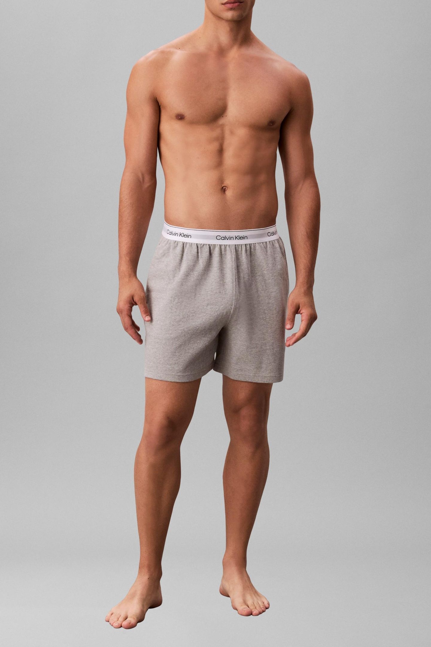 SLEEP SHORT GREY HEATHER 8
