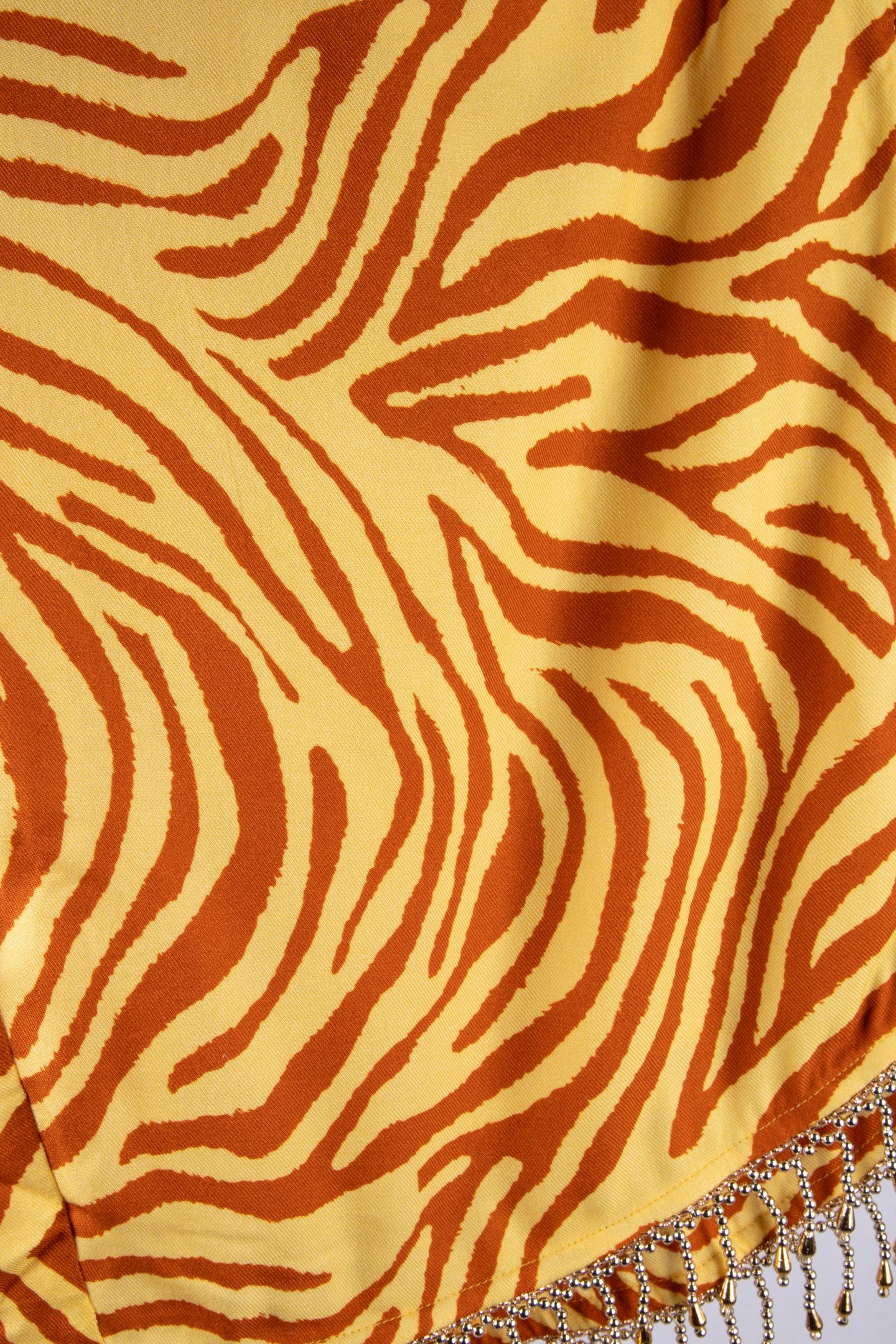 ESCONDIDA SUNSET SKIRT ORANGE ZEBRA PRINT 4