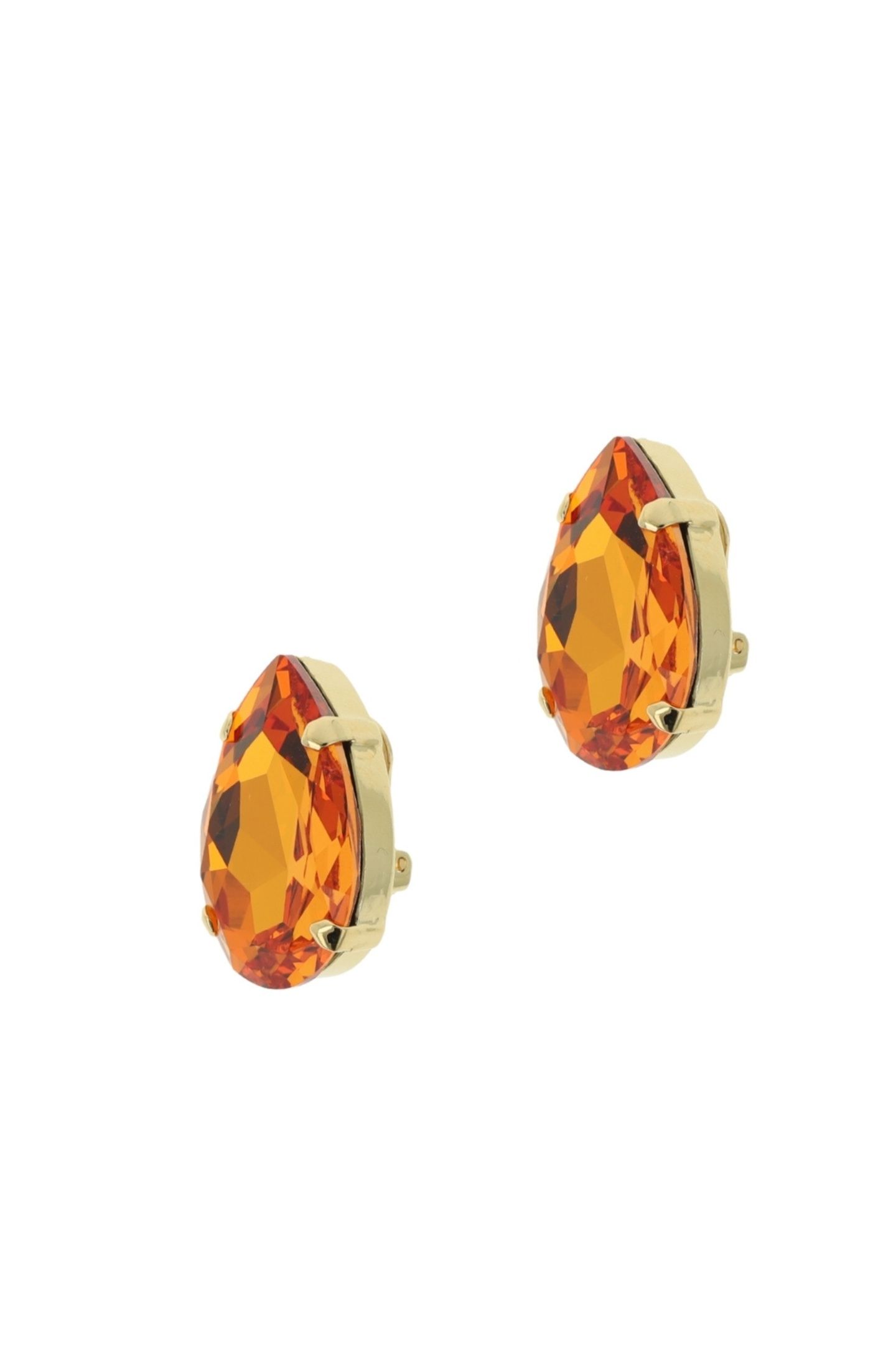 LA REINA EARRINGS DARK ORANGE ORANGE 2