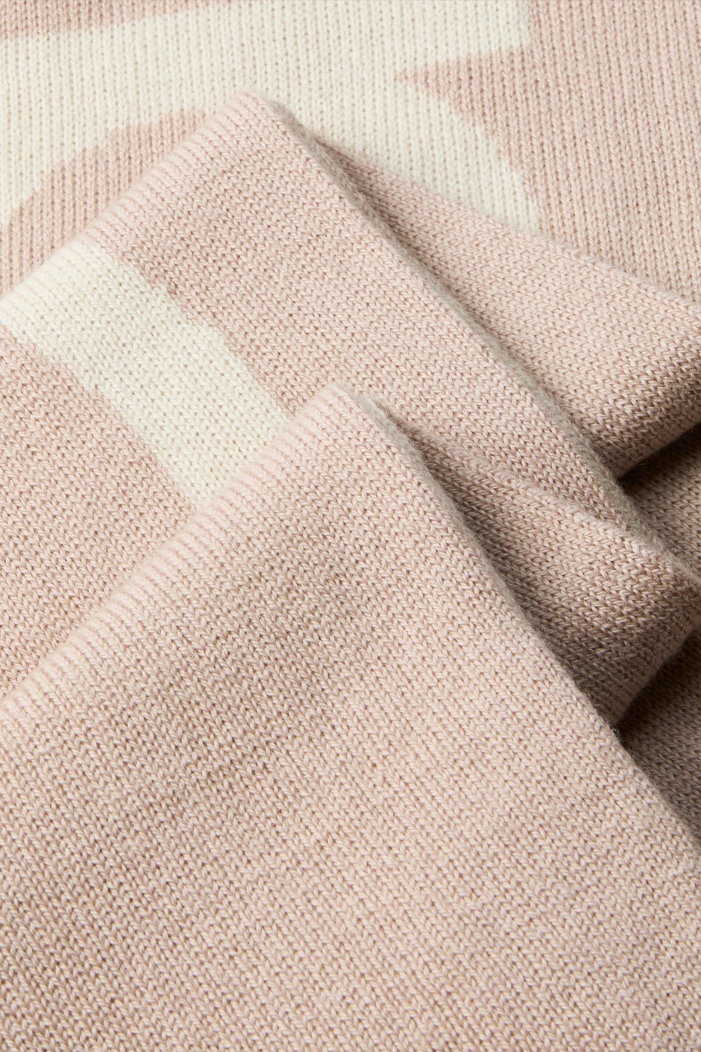 BOLD LOGO 2-TONE WOOL SCARF CHALK/CHATEAU 4