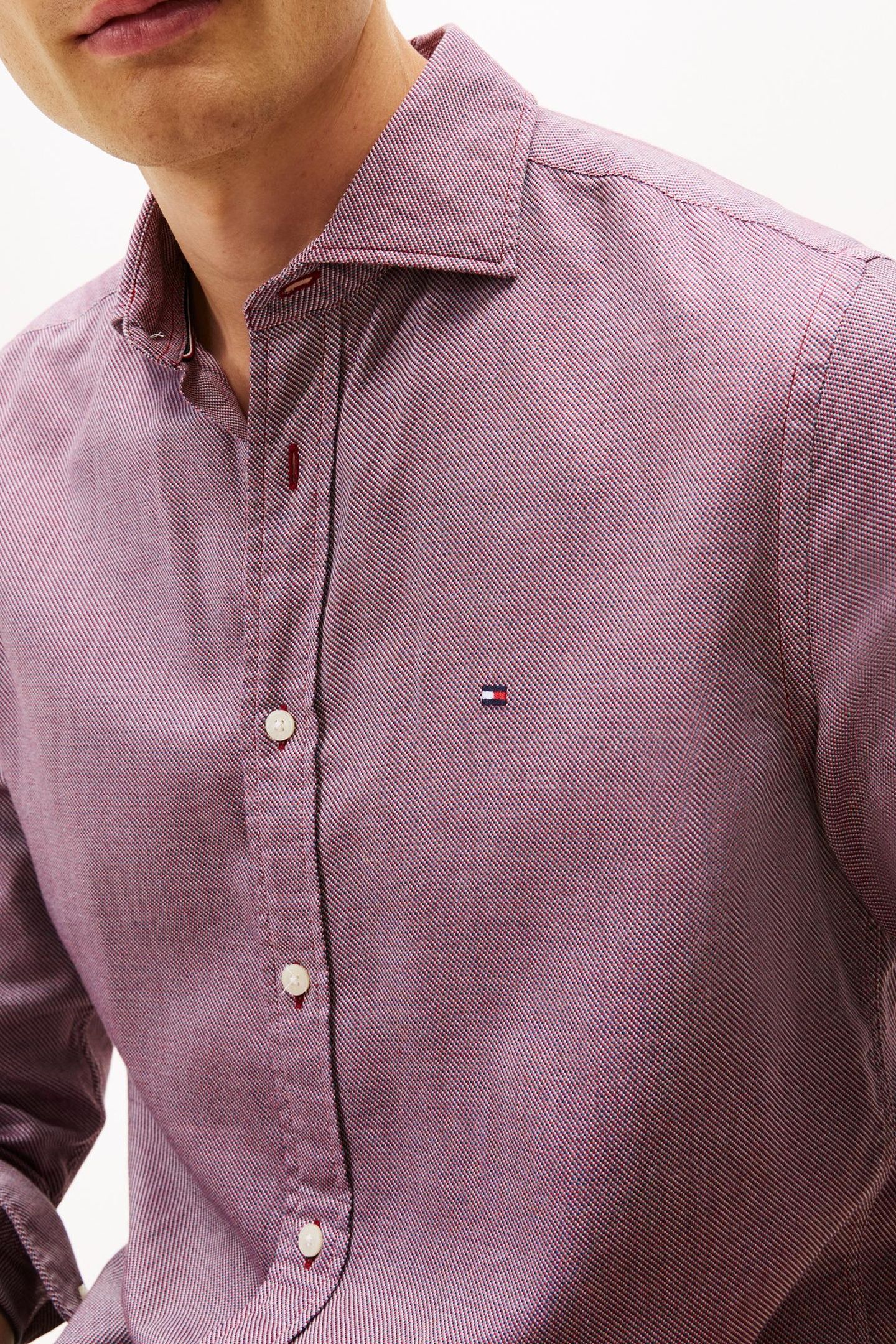 DOBBY STRUCTURE RF SHIRT REGATTA RED 4