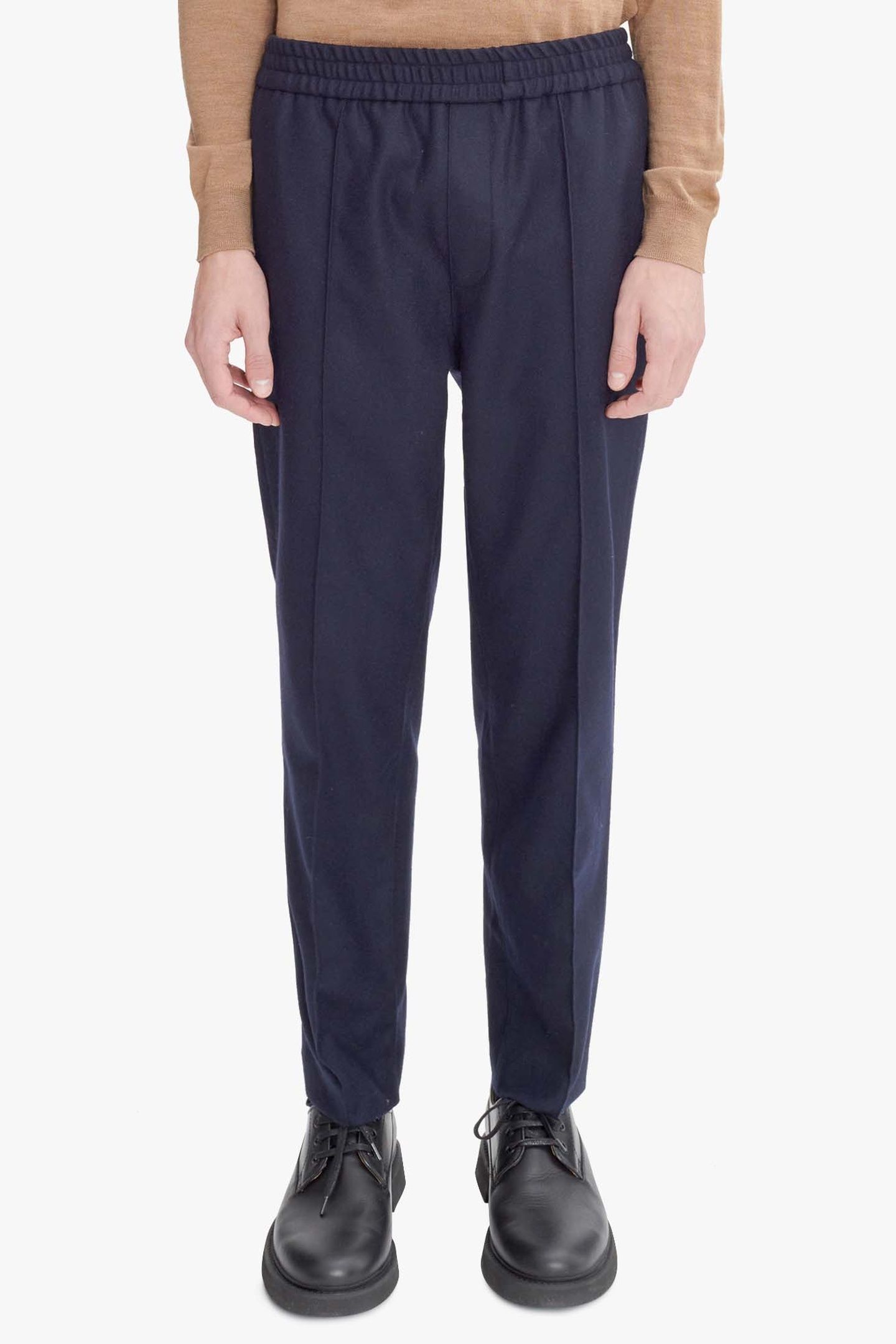 UNISEX TROUSERS PIETER HEATHERED NAVY 1