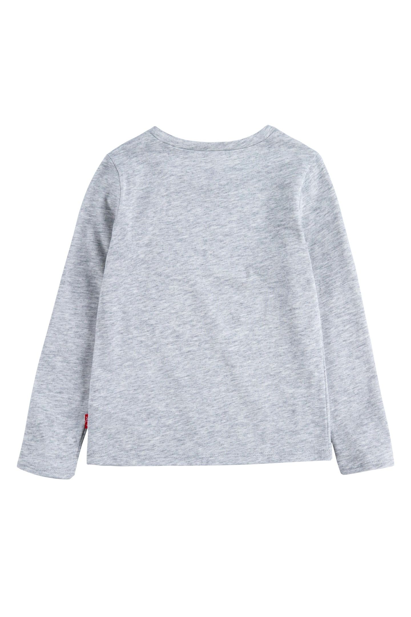 GIRLS L/S BATWING TEE GRAY HEATHER 2