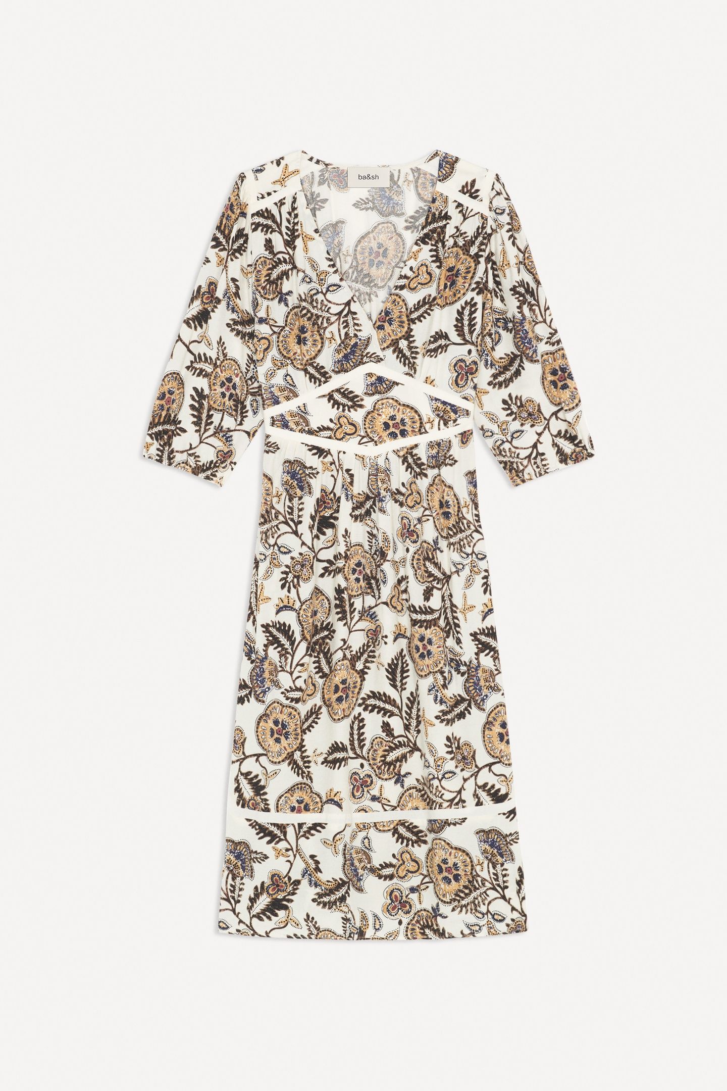 MID-LENGTH DRESS ECRU 3