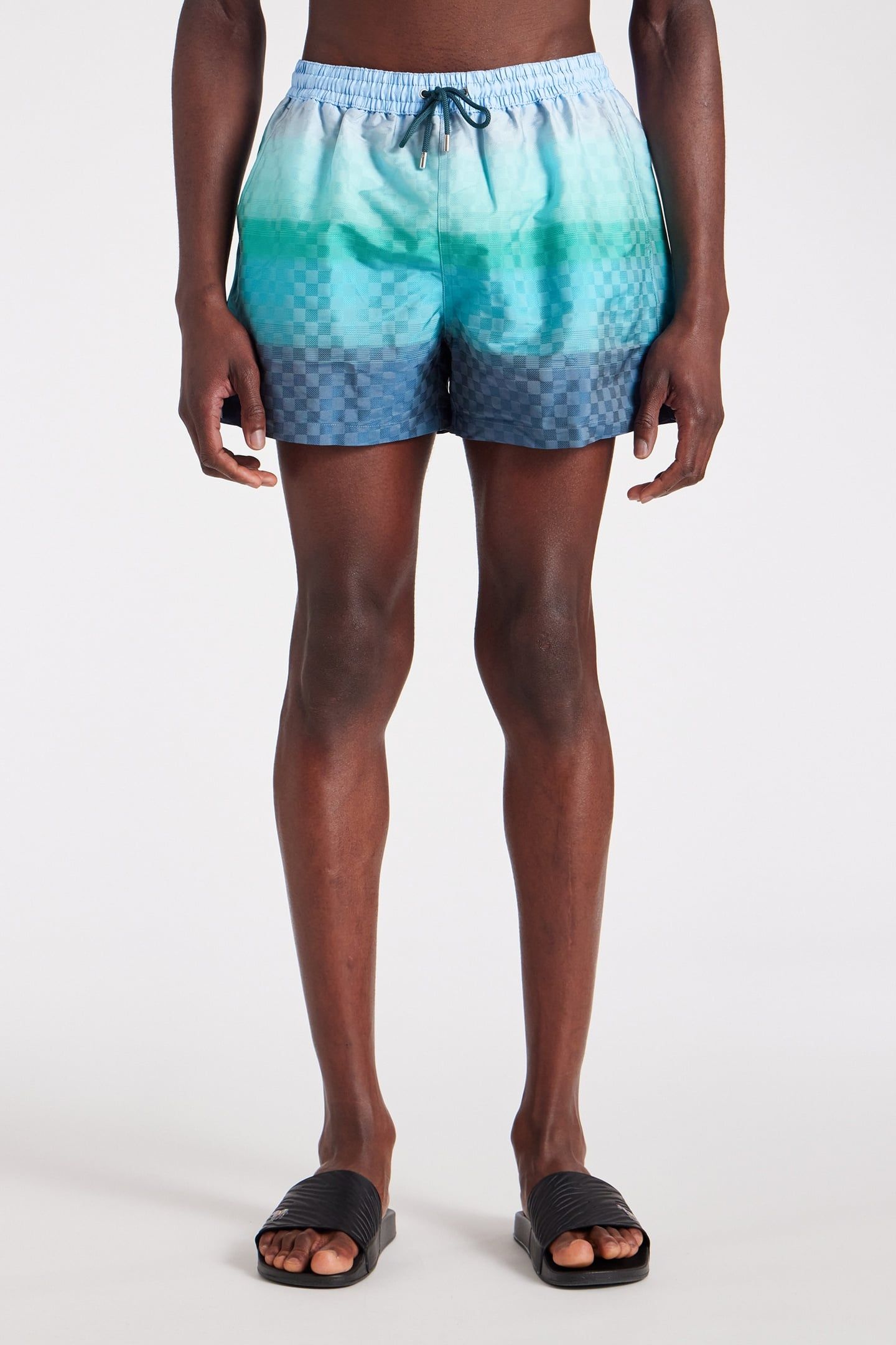 MEN SWIM SHORT DEGRADE NAVY 1