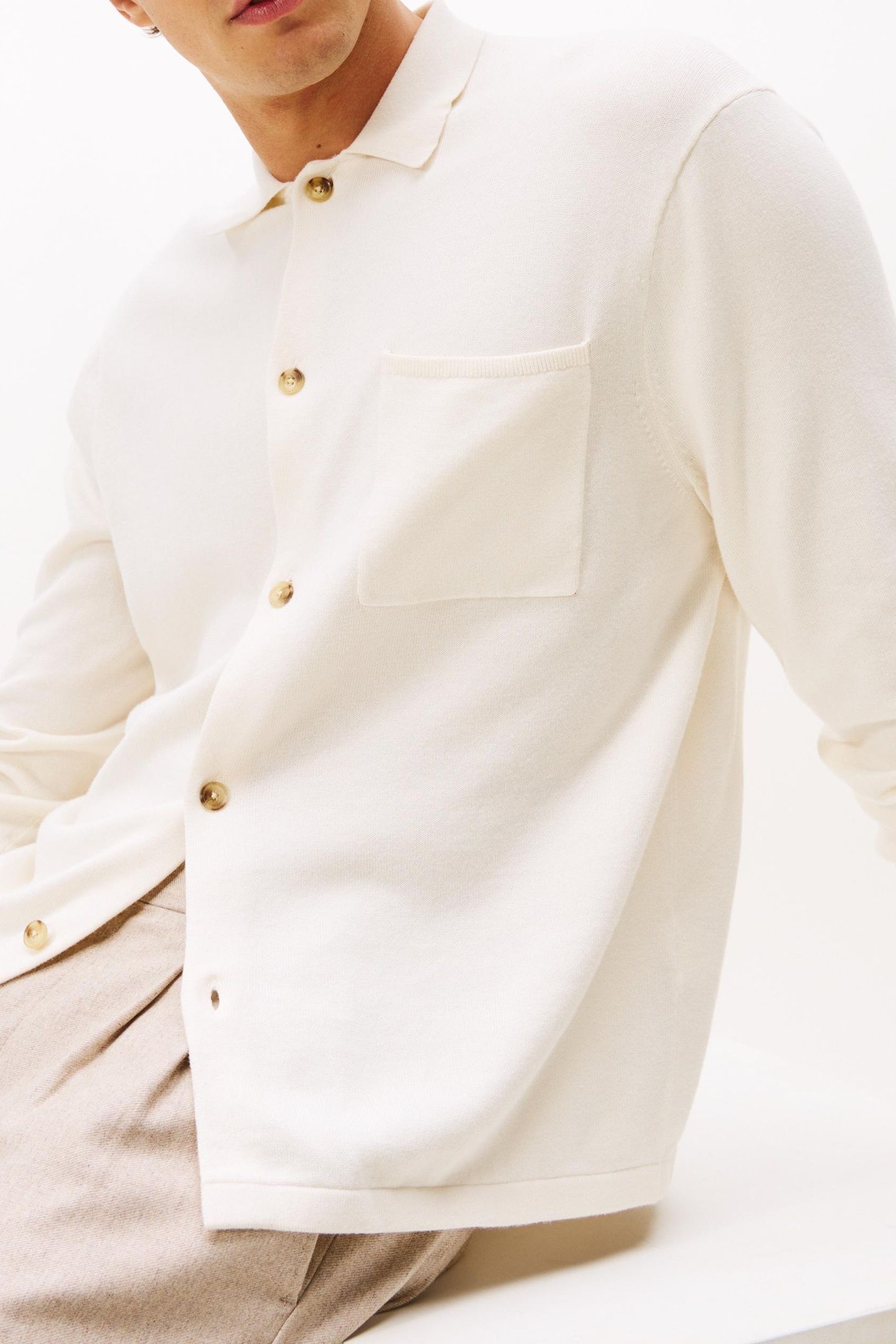 ESSENTIAL COTTON LS IVORY PETAL 5