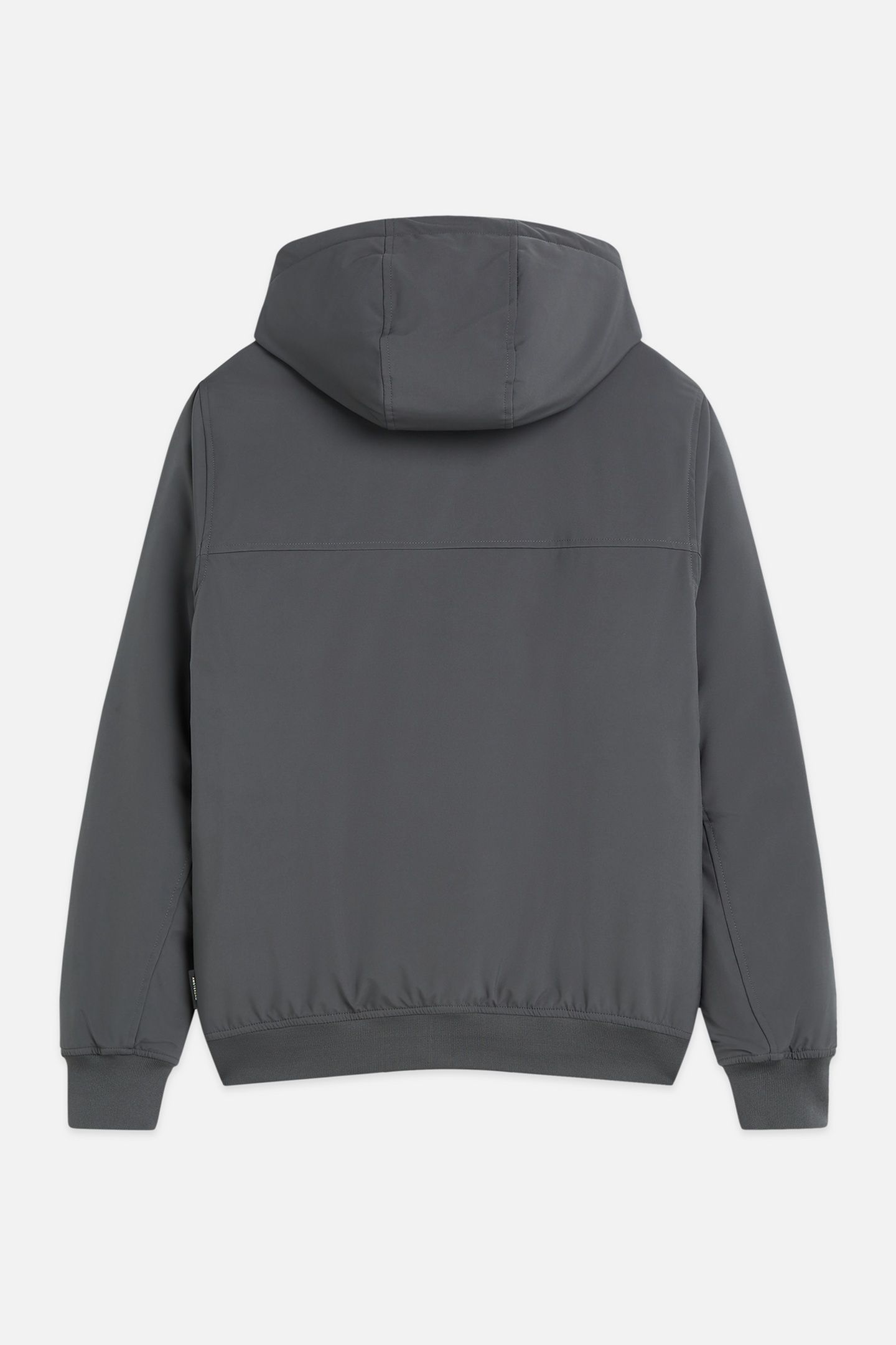 HOODED SOFTSHELL PADDED JACKET ASPHALT 2