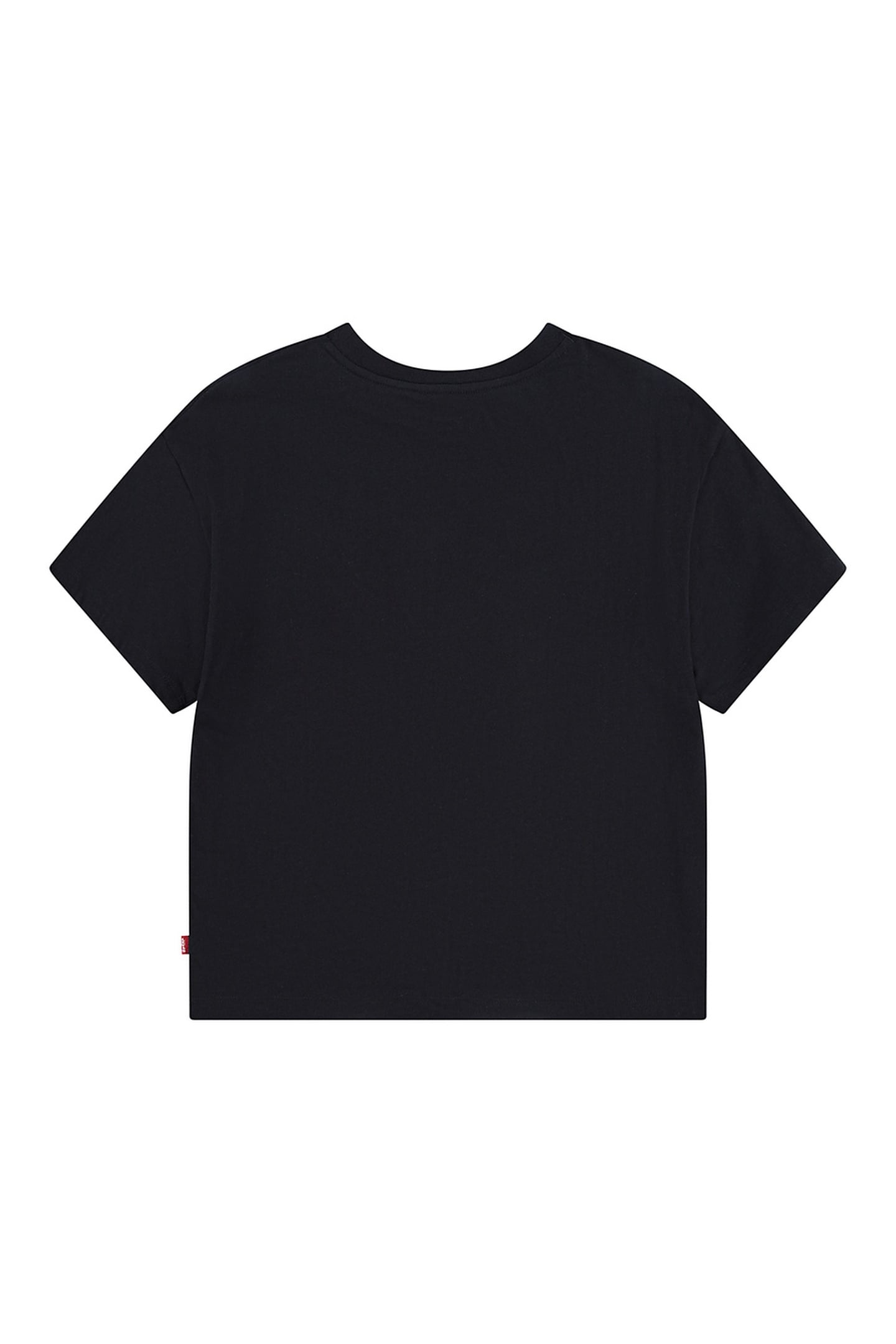 GIRLS OVERSIZED TROPICAL TEE BLACK 2