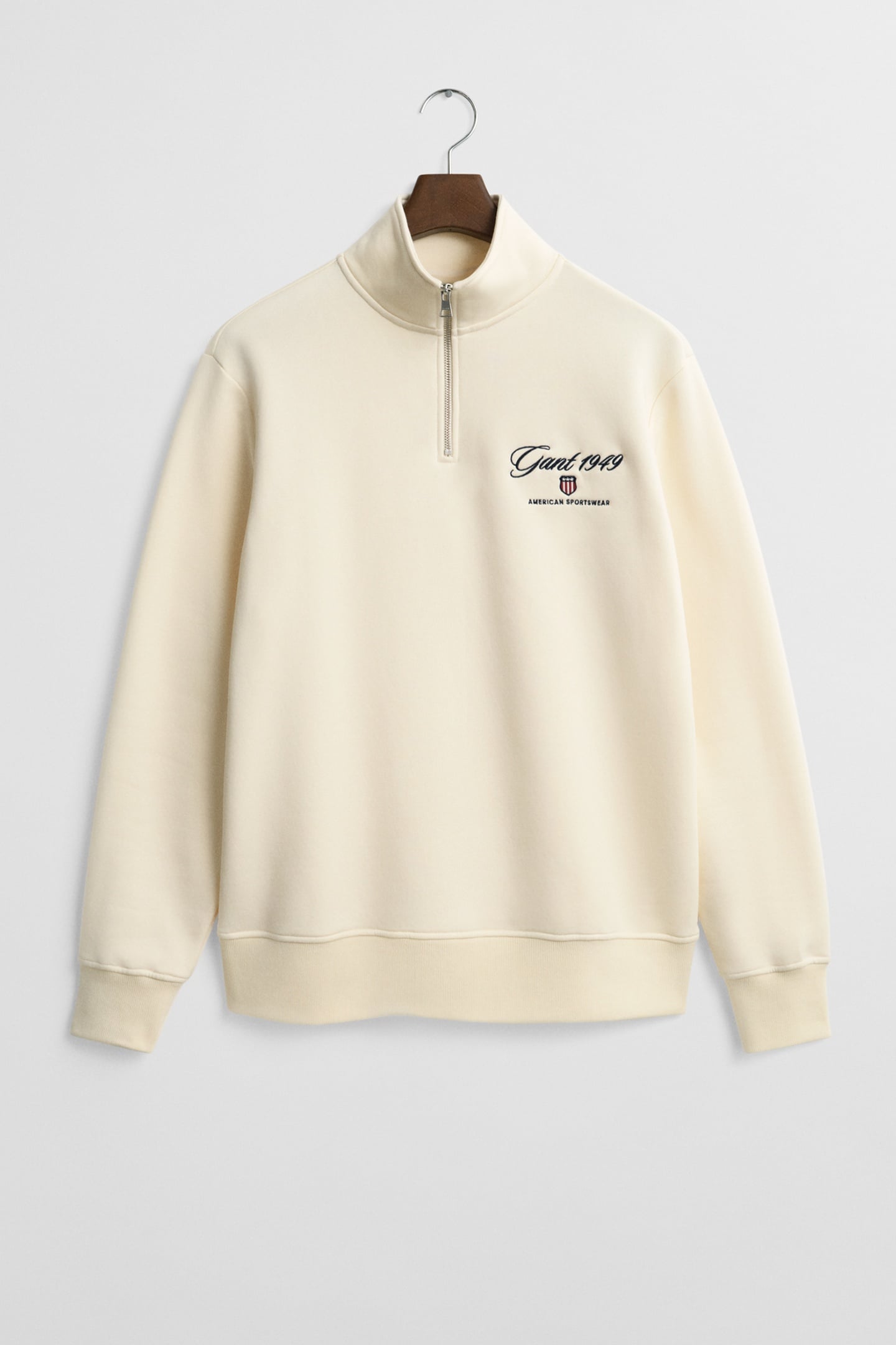 GRAPHIC HALF ZIP CREAM 4