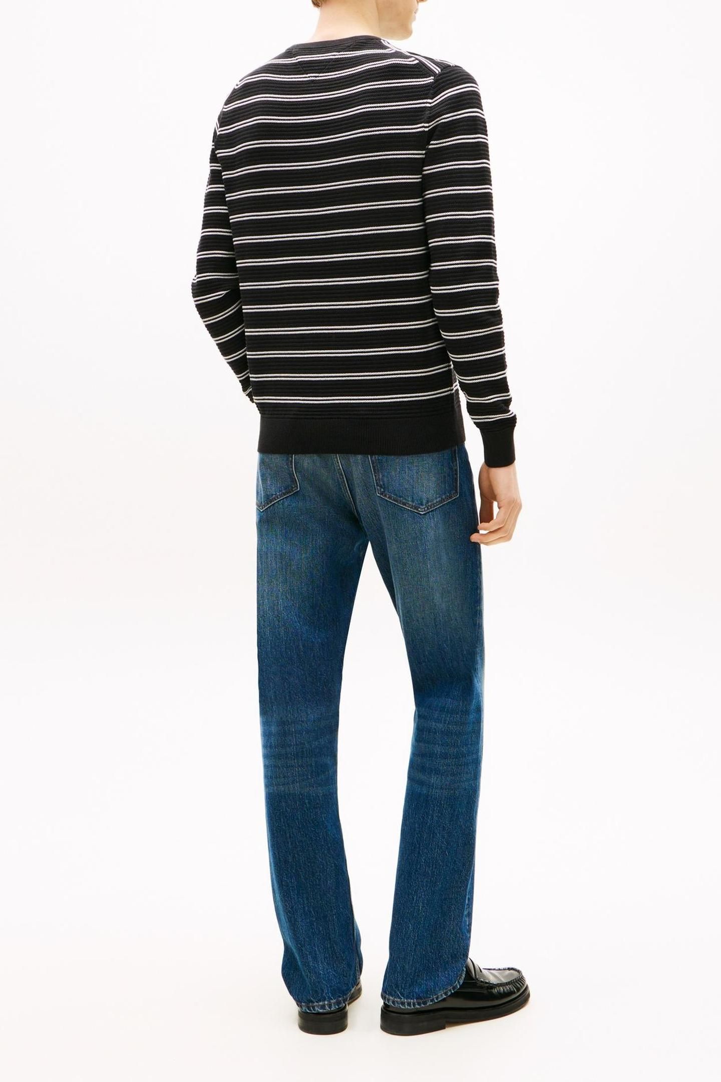 SEASONAL STRUCTURE CREW BLACK/IVORY PETAL 3