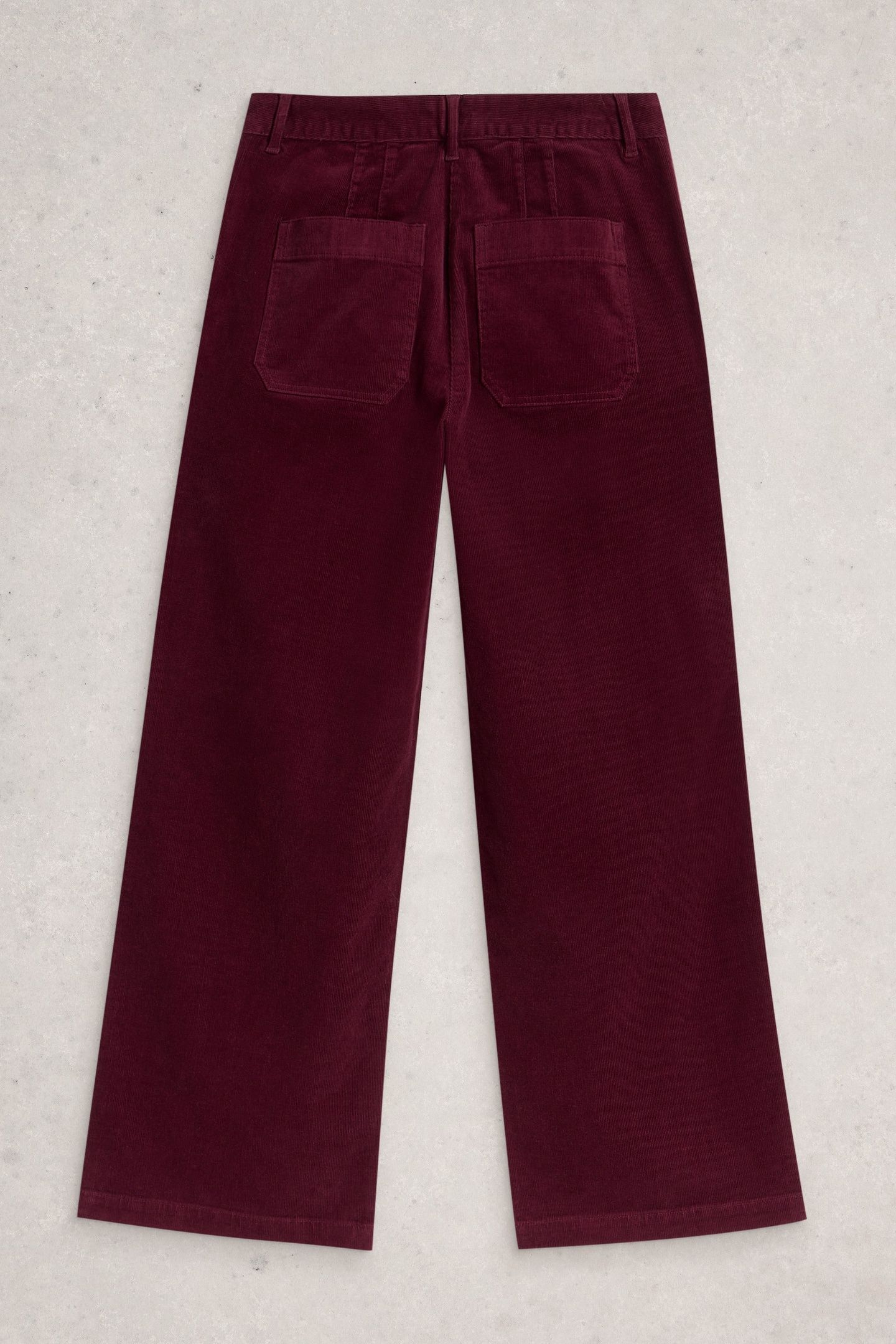ELLA CORD WIDE LEG TROUSER MID PLUM 2