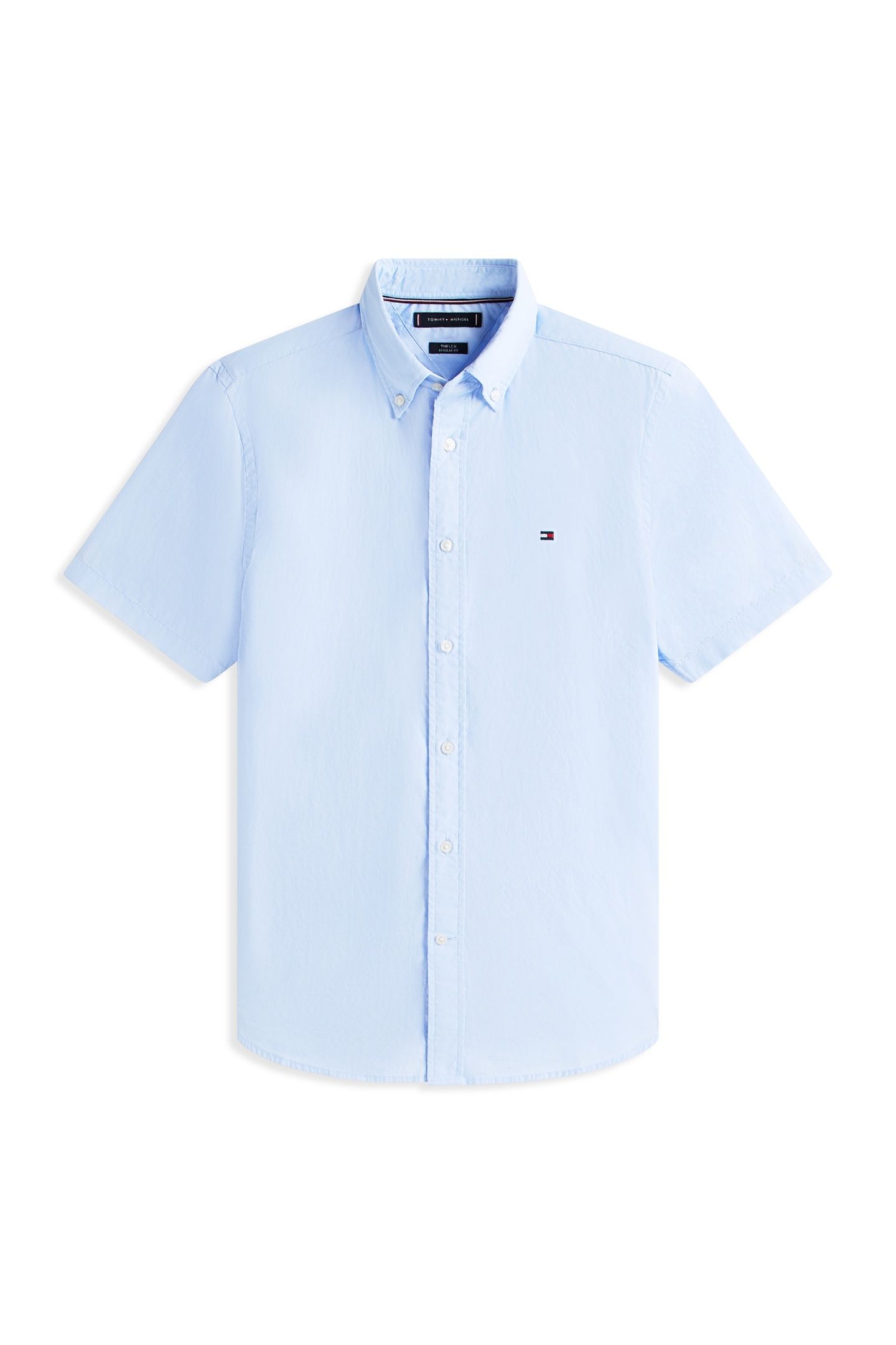 CORE FLEX POPLIN SOLID SHIRT SWEET BLUE 6