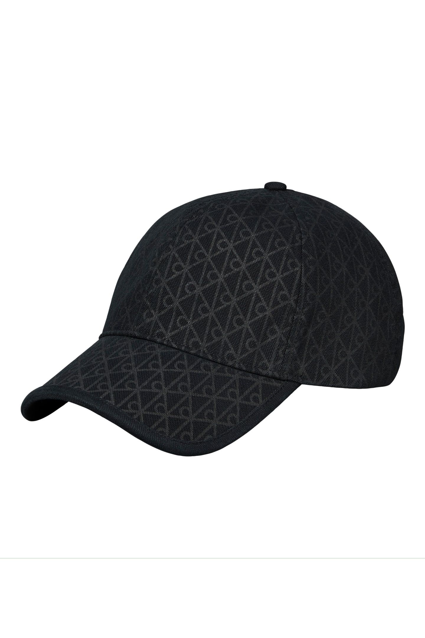 EMBLEM PRINT W LEATHER CHARCOAL 1