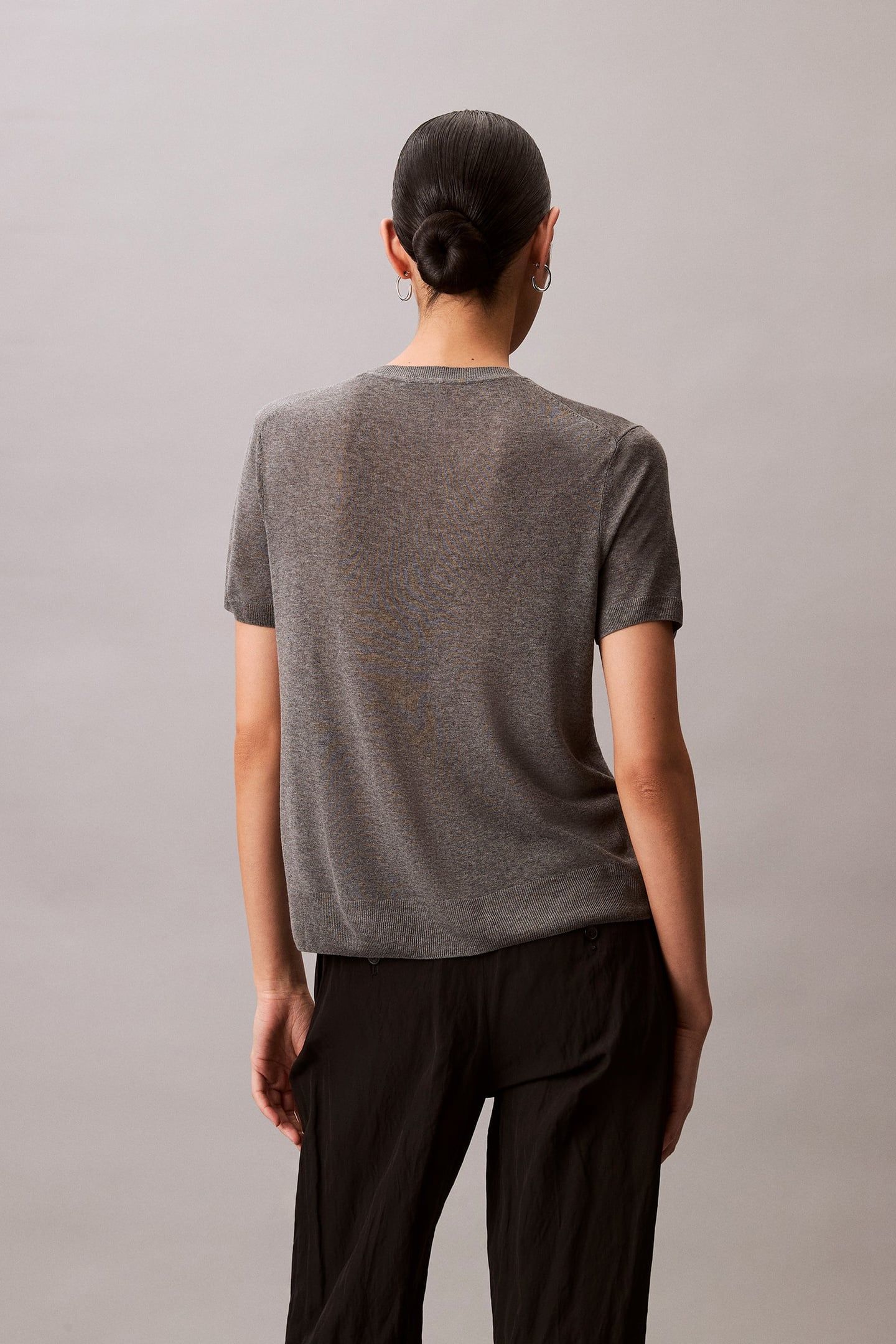 FINE GAUGE VISCOSE SWEATER BLUE TWILIGHT 2