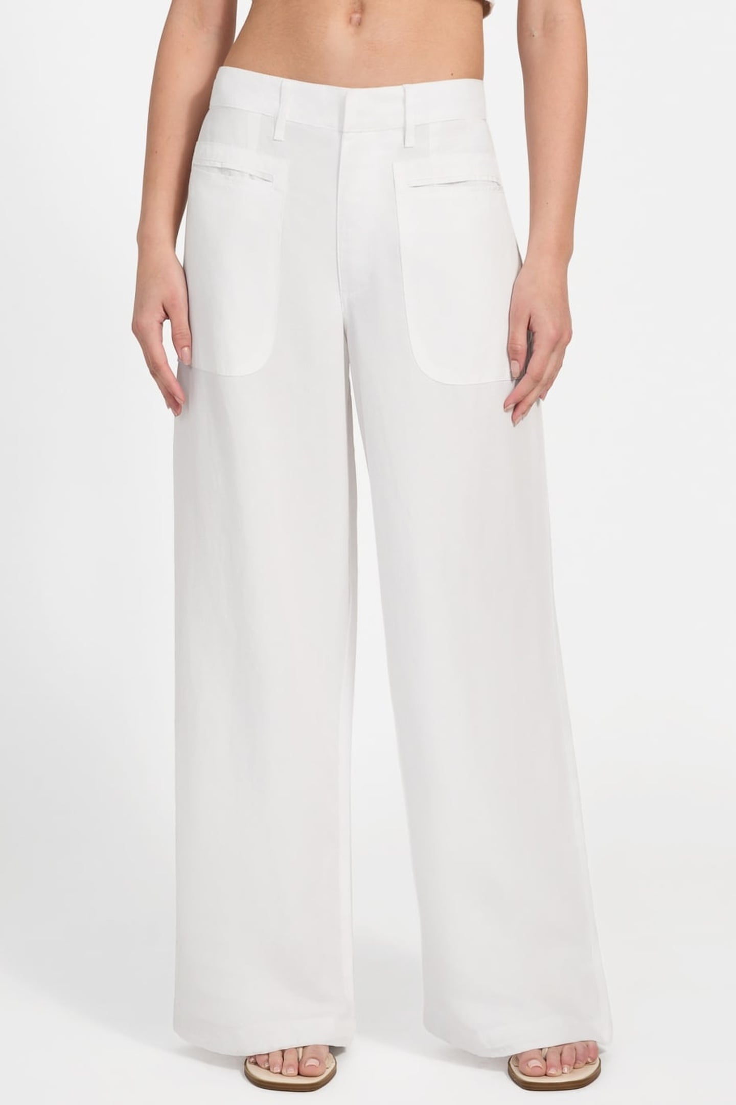 QUINN PARACHUTE PANT PURE WHITE 1