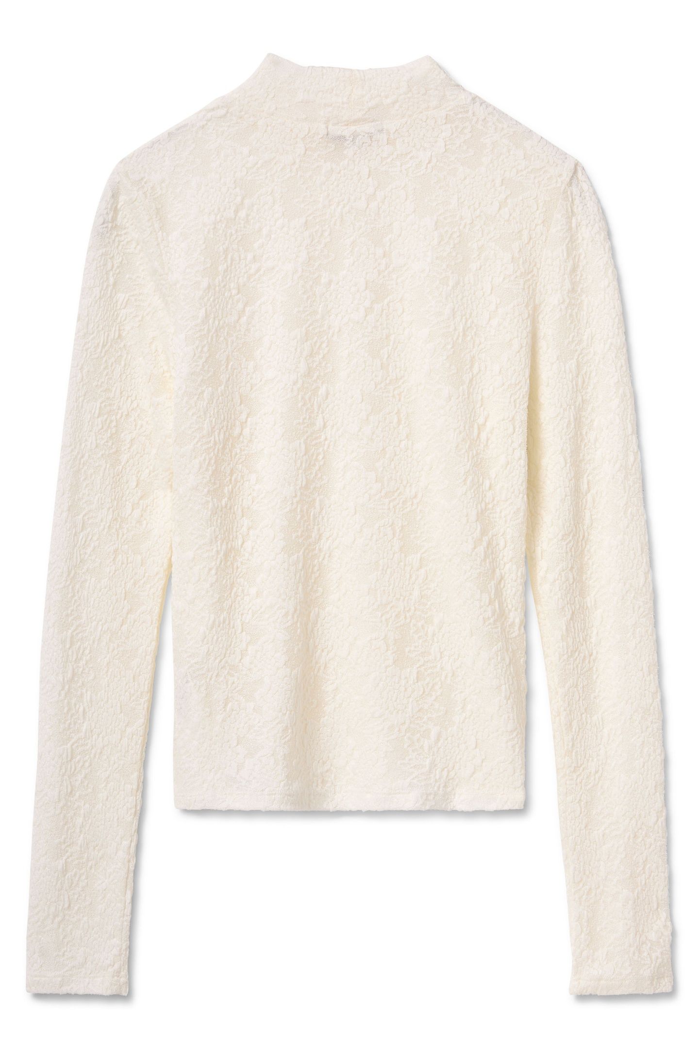 MOCK NECK TOP ANTIQUE WHITE 5
