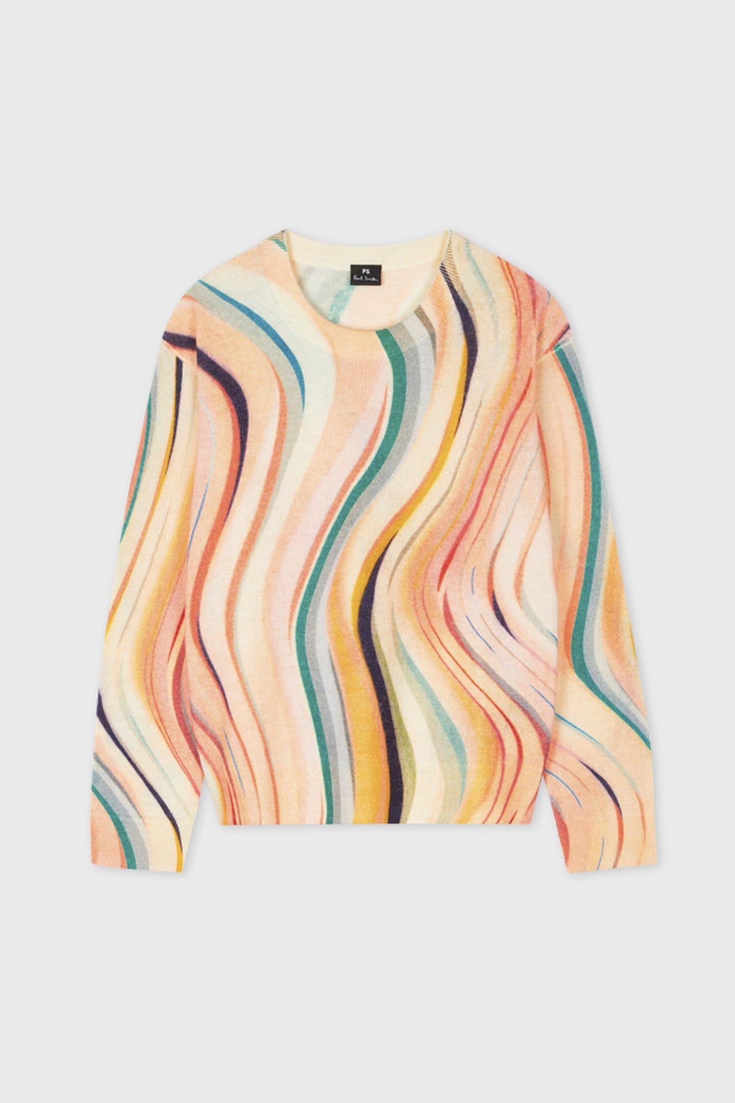 WOMENS KNITTED SWEATER CREW NECK MULTI COLOURED 5