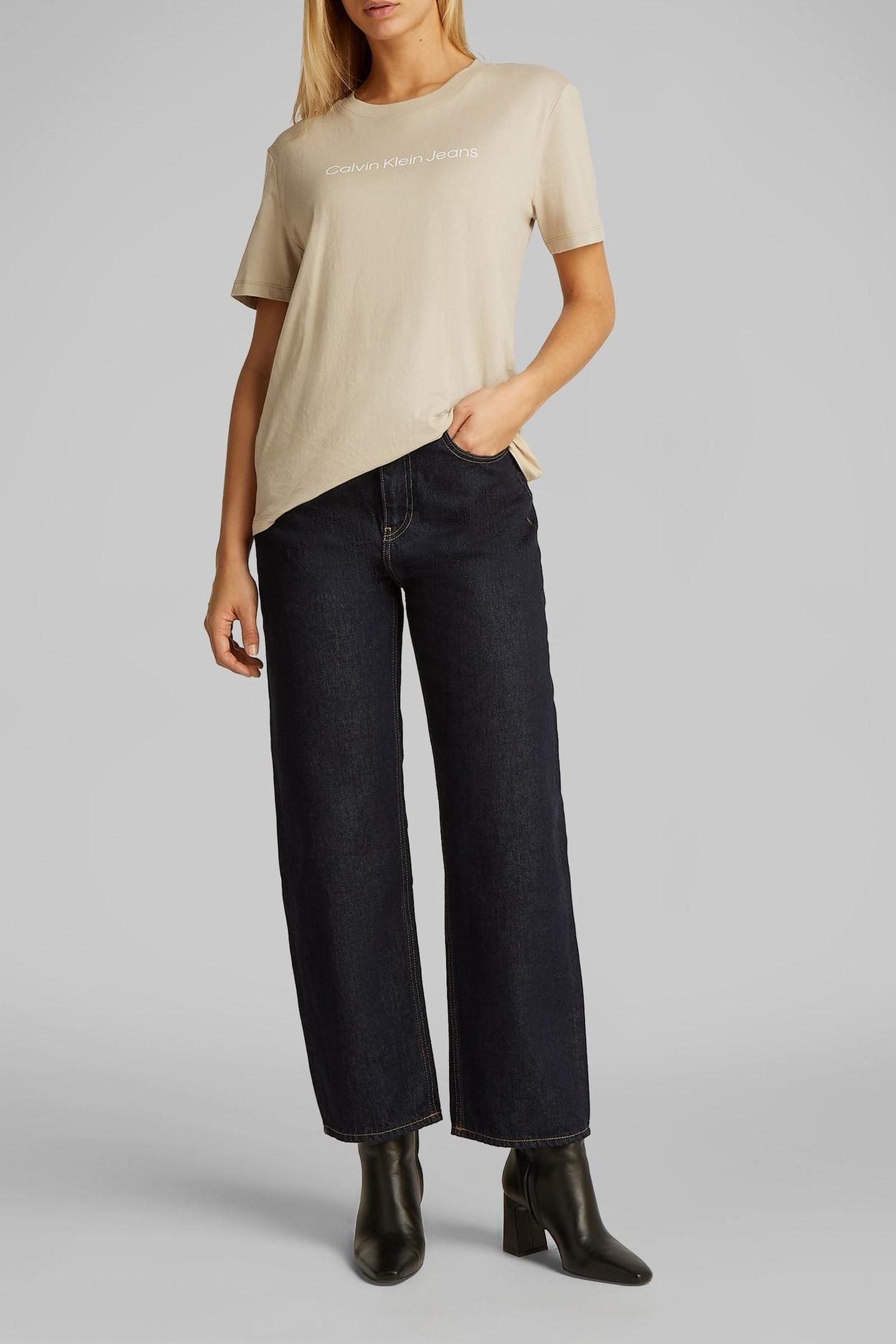 INST LOGO STRAIGHT T-SHIRT WHITE PEPPER 3
