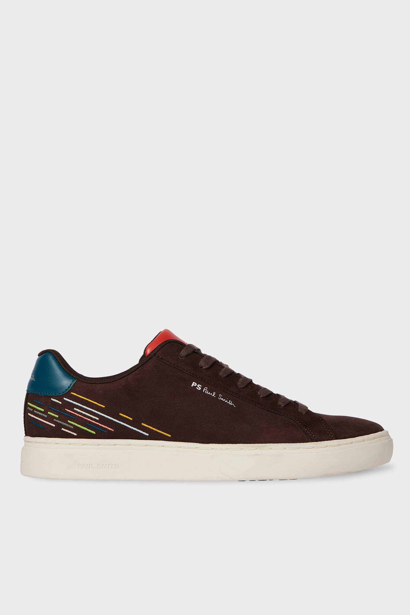 MENS SHOE REX BROWN EMBROIDERY BROWN 1