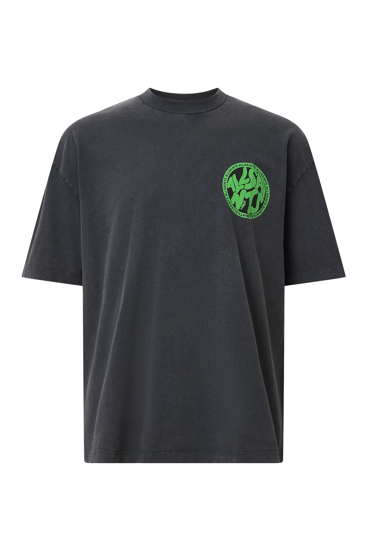 DISTORTION SS CREW WASHED BLACK 4