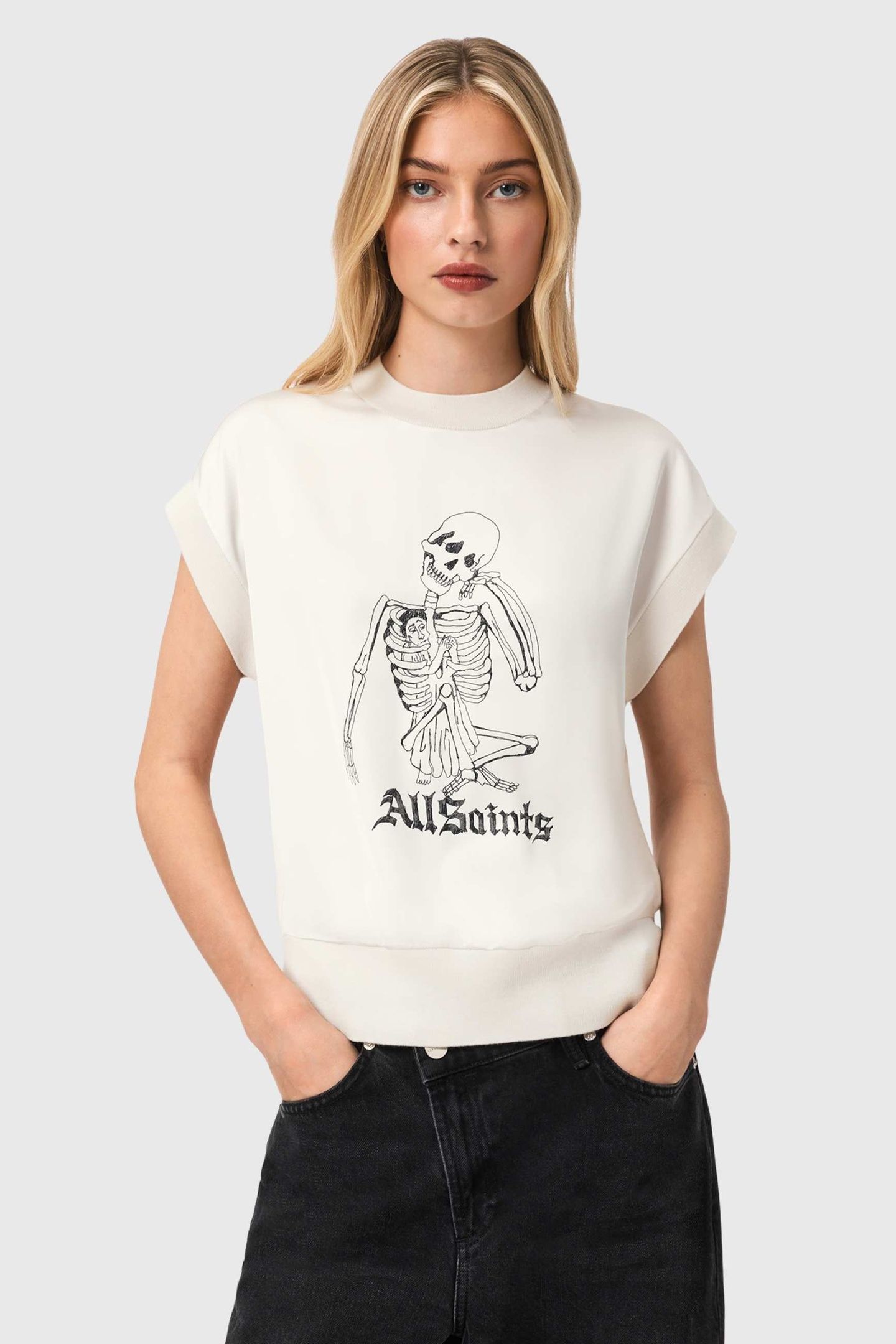 TERRA KNIT TEE CHALK WHITE 2