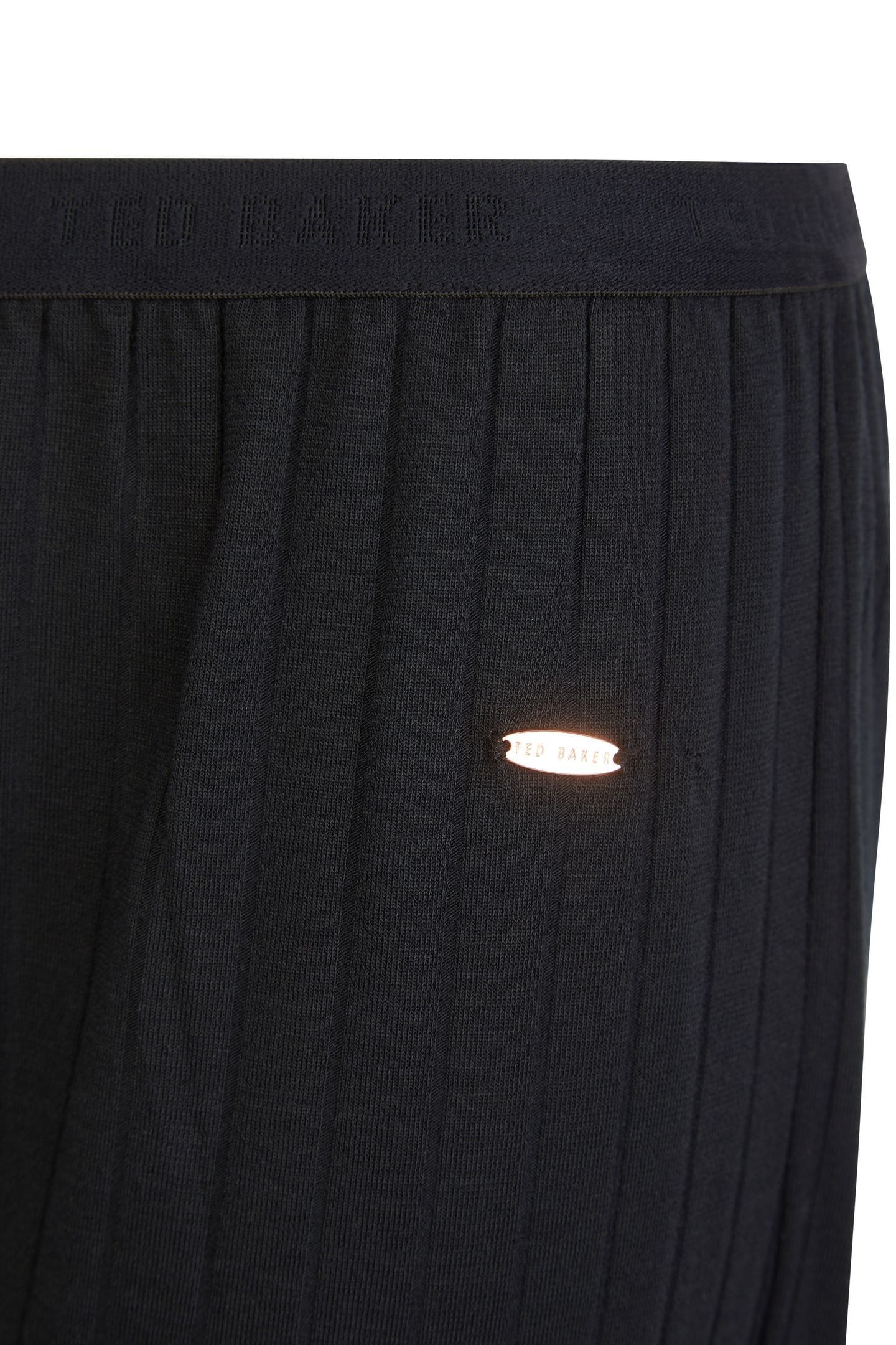 KELLY DROP NEEDLE JERSEY PYJAMA JET BLACK 7