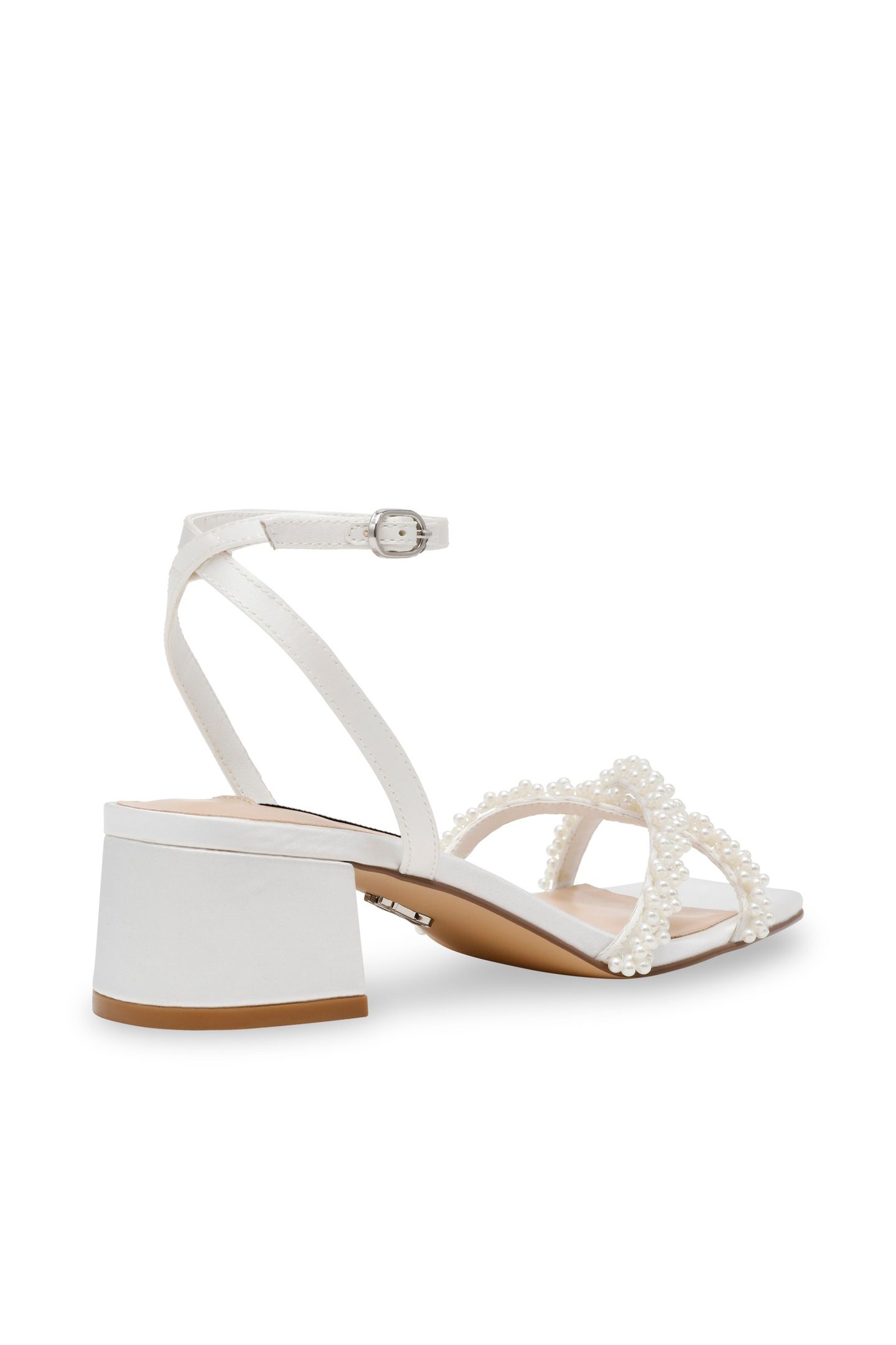 GABBY-P SANDALS IVORY SATIN 4