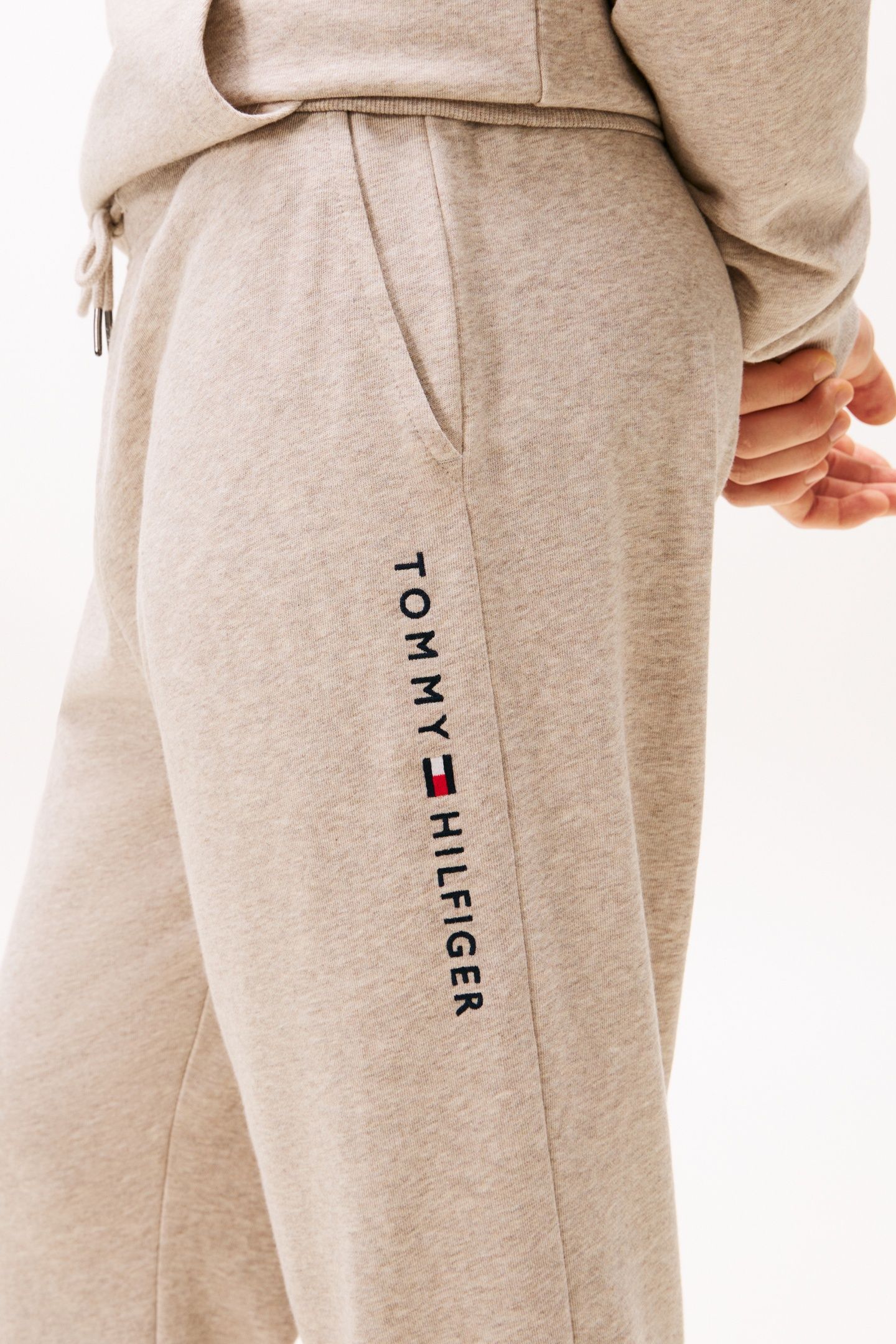 TRACK PANT HEATHERED PEBBLE 5