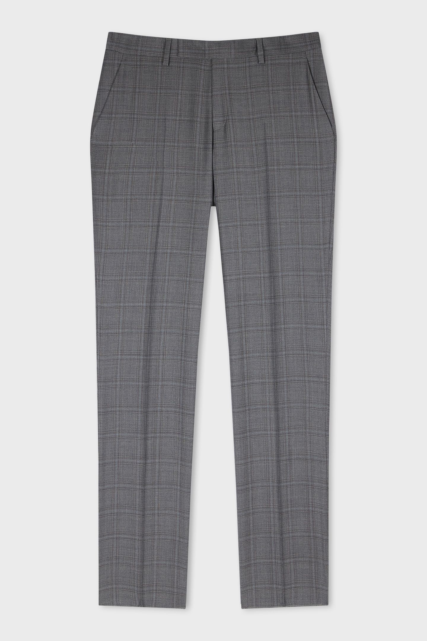 MENS TAILORED FIT 3PC 2 BUTTON SUIT GREY 6
