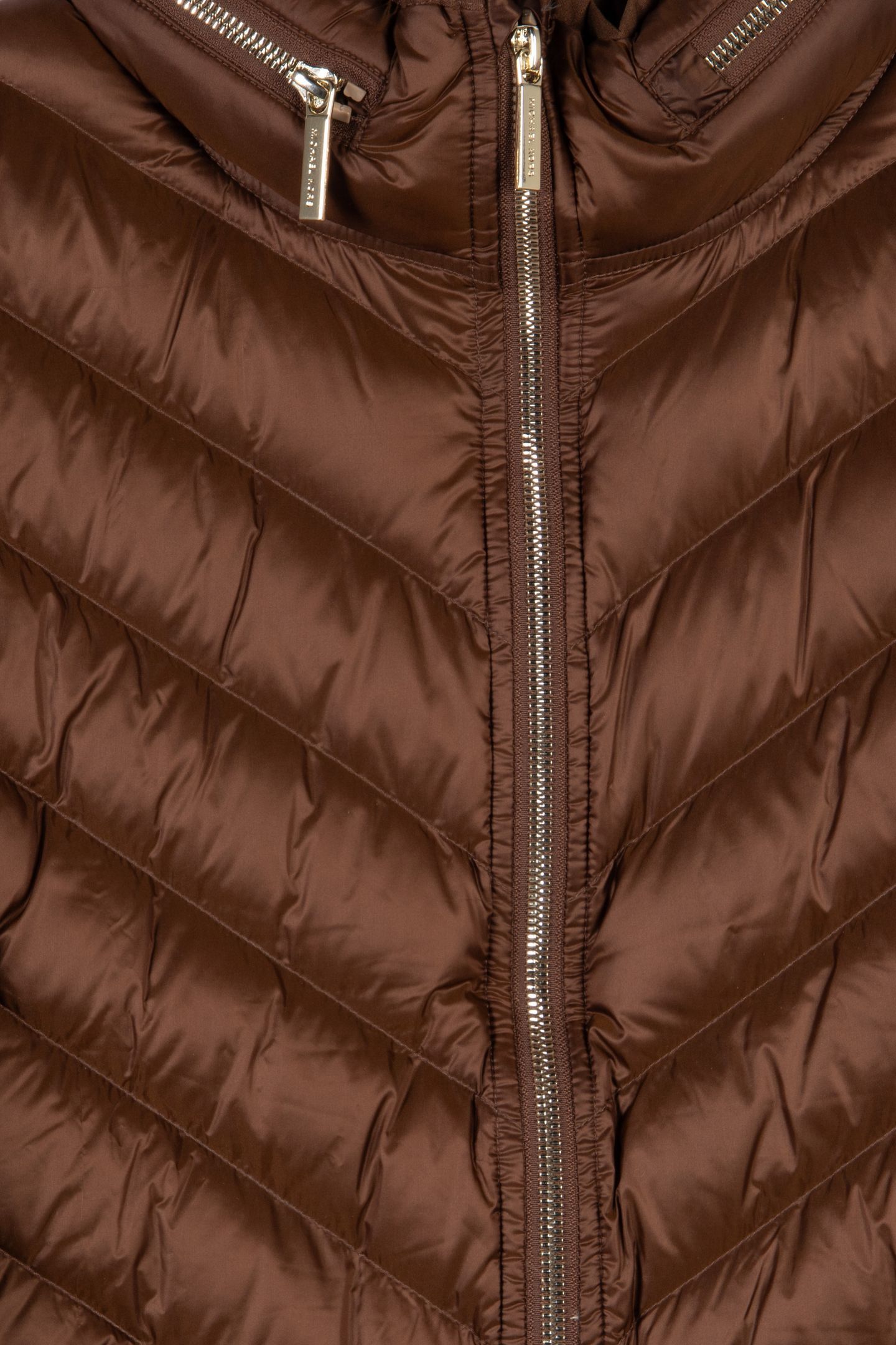 SHORTPACKABLEDOWN CORECUT DARK CARAMEL 4