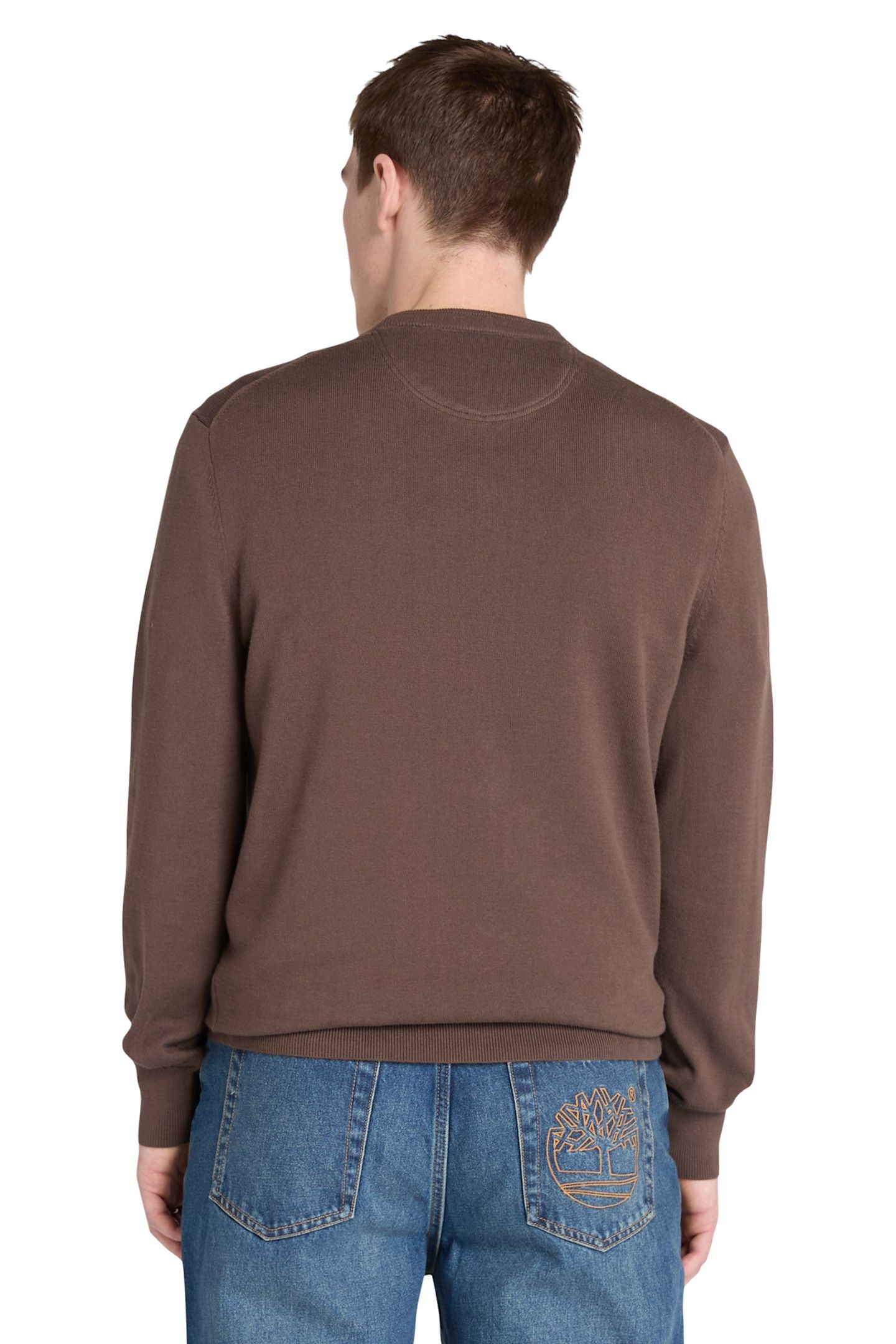 WILLIAMS RIVER COTTON YD SWEATER CHOCOLATE BROWN 2